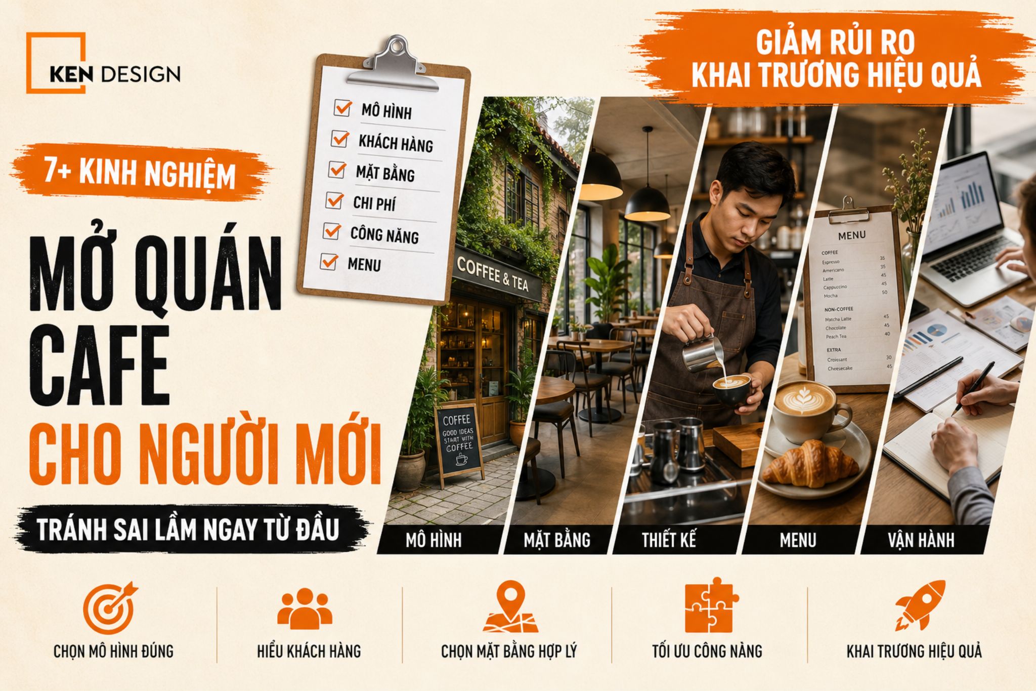7+ Kinh nghiệm mở quán cafe cho người mới bắt đầu tránh sai lầm