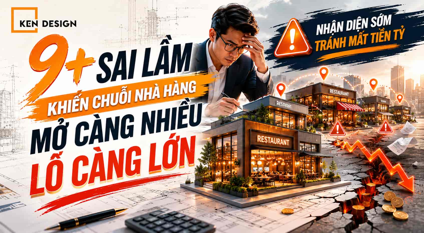 9+ Sai lầm phổ biến nhất khi mở chuỗi nhà hàng