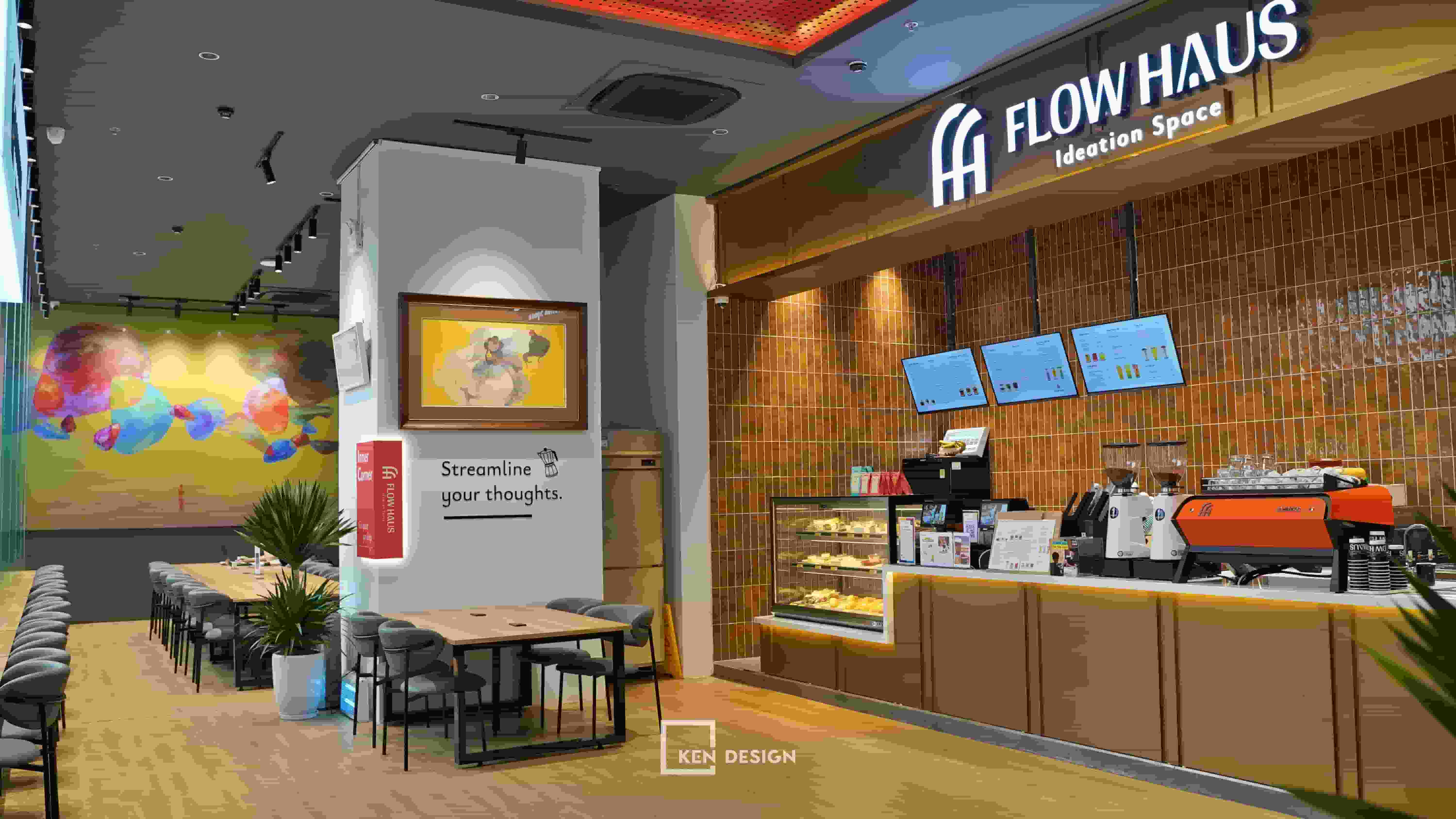 Thi công hoàn thiện cafe coworking Flow Haus Mễ Trì (Cơ Sở 2)