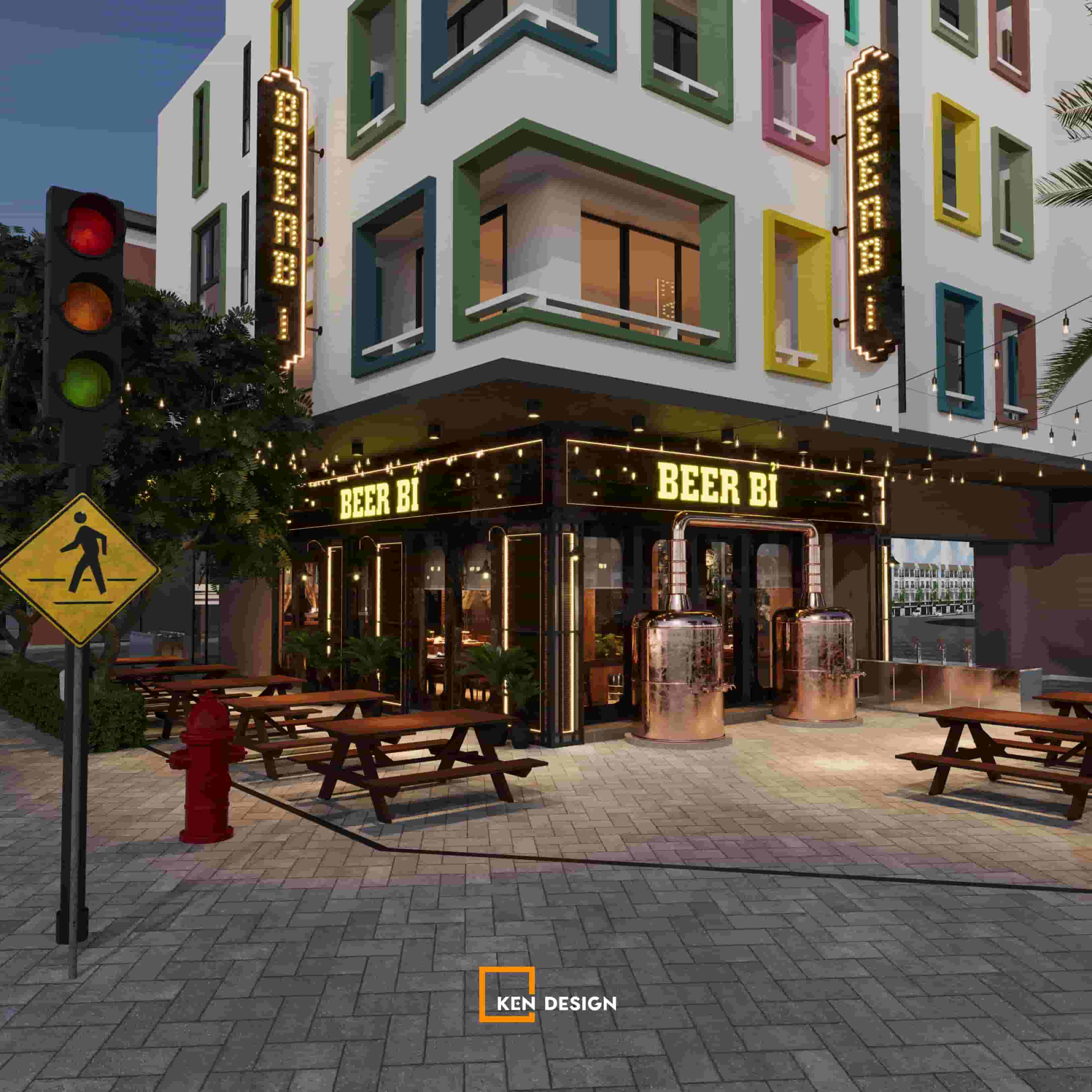 Thiết kế nhà hàng Beer Bỉ tại Phú Quốc