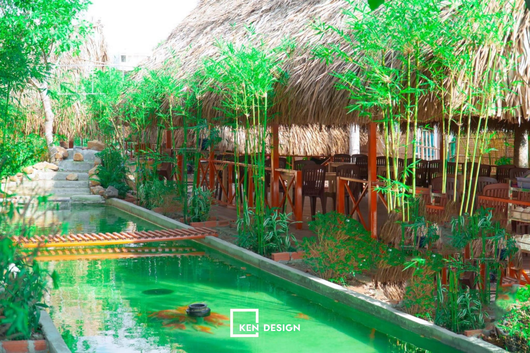 Trang trí quán ăn đồng quê ấn tượng mạnh với thực khách
