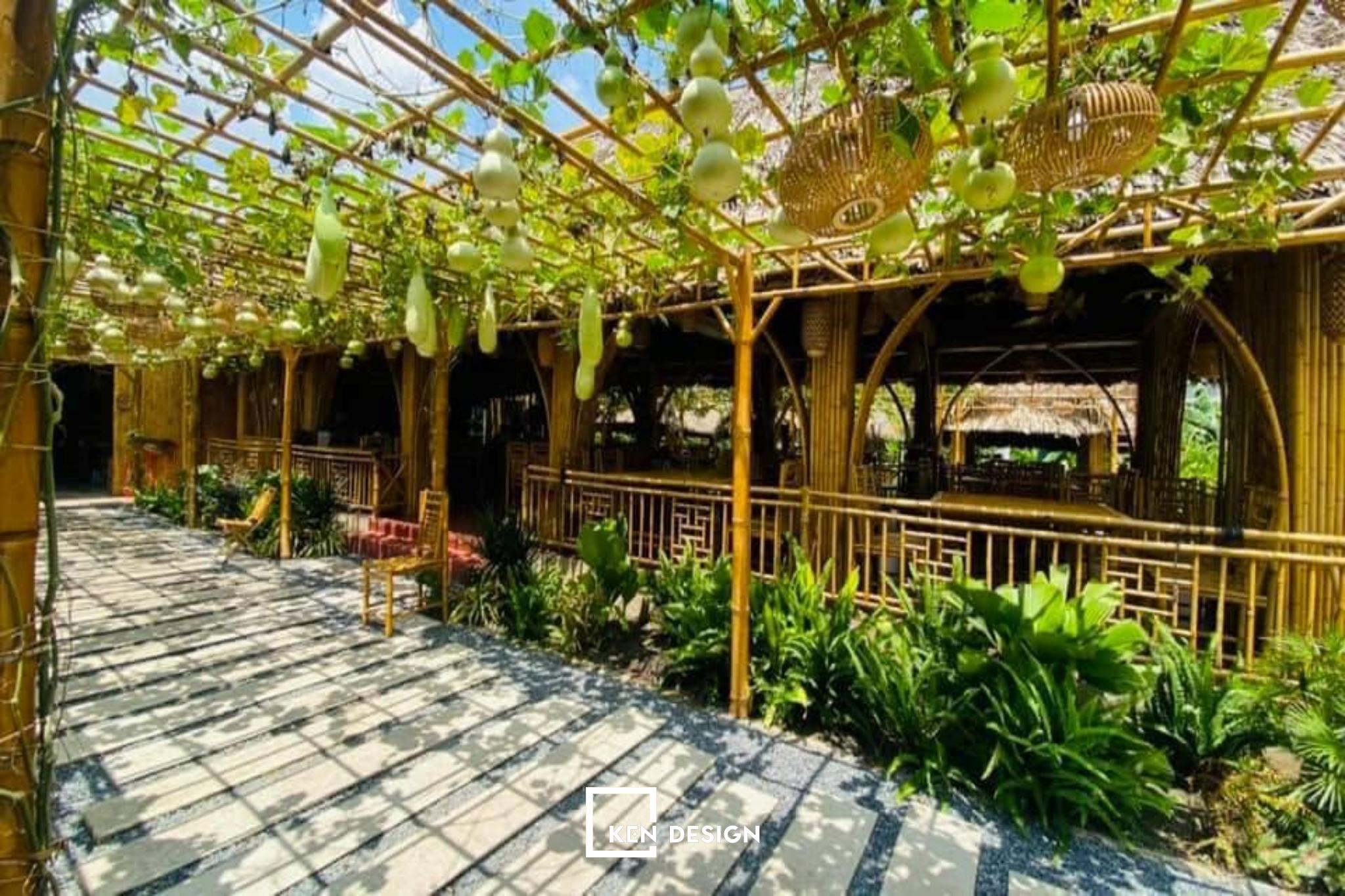 Trang trí quán ăn đồng quê ấn tượng mạnh với thực khách
