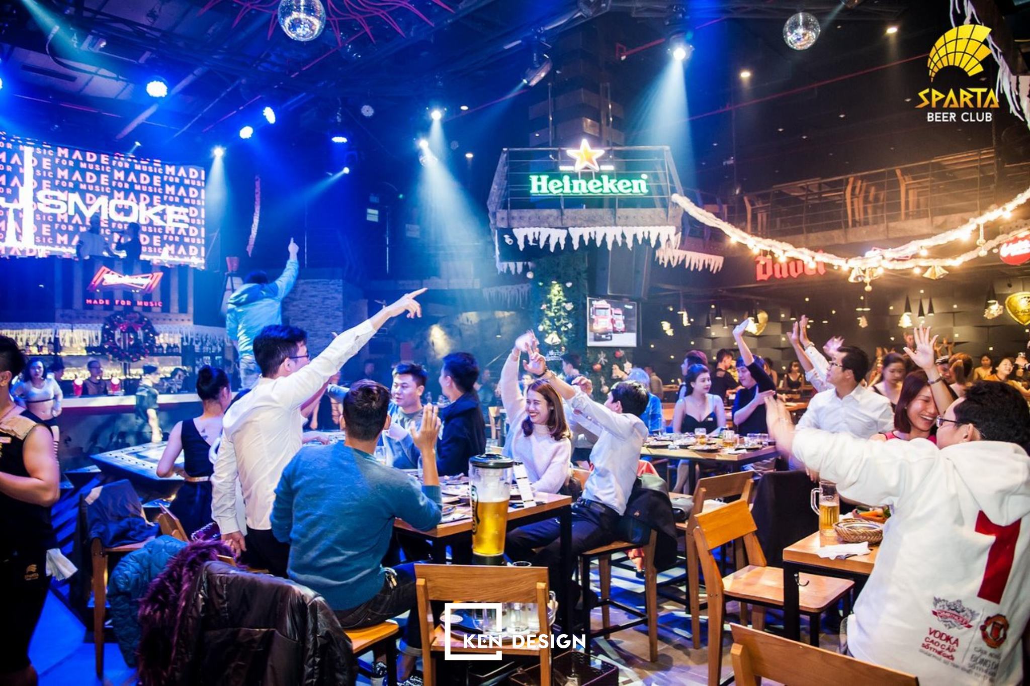 Tổng hợp 10 mẫu thiết kế nhà hàng beer club 