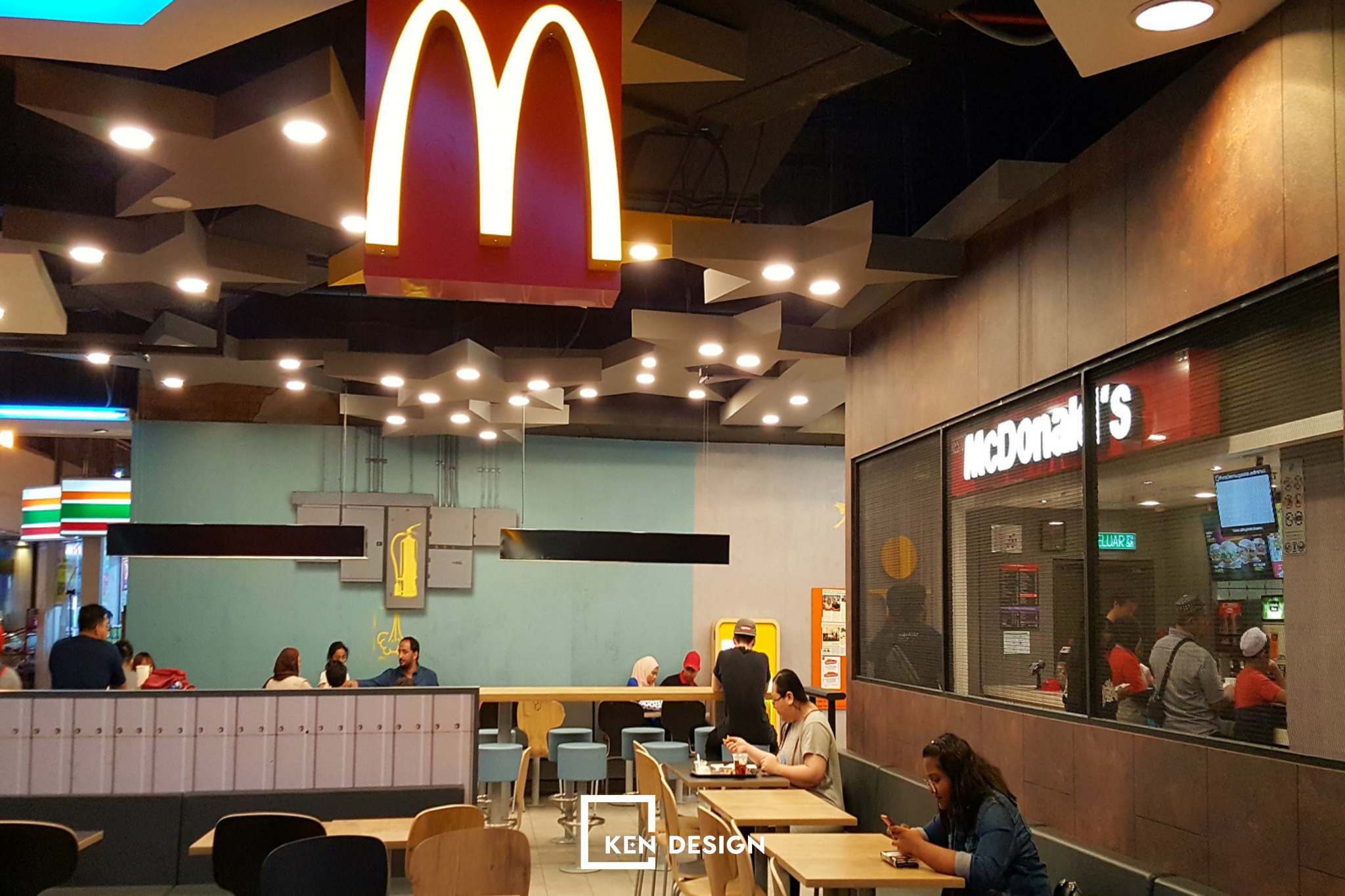 Thiết kế nhà hàng fast food rẻ - đẹp