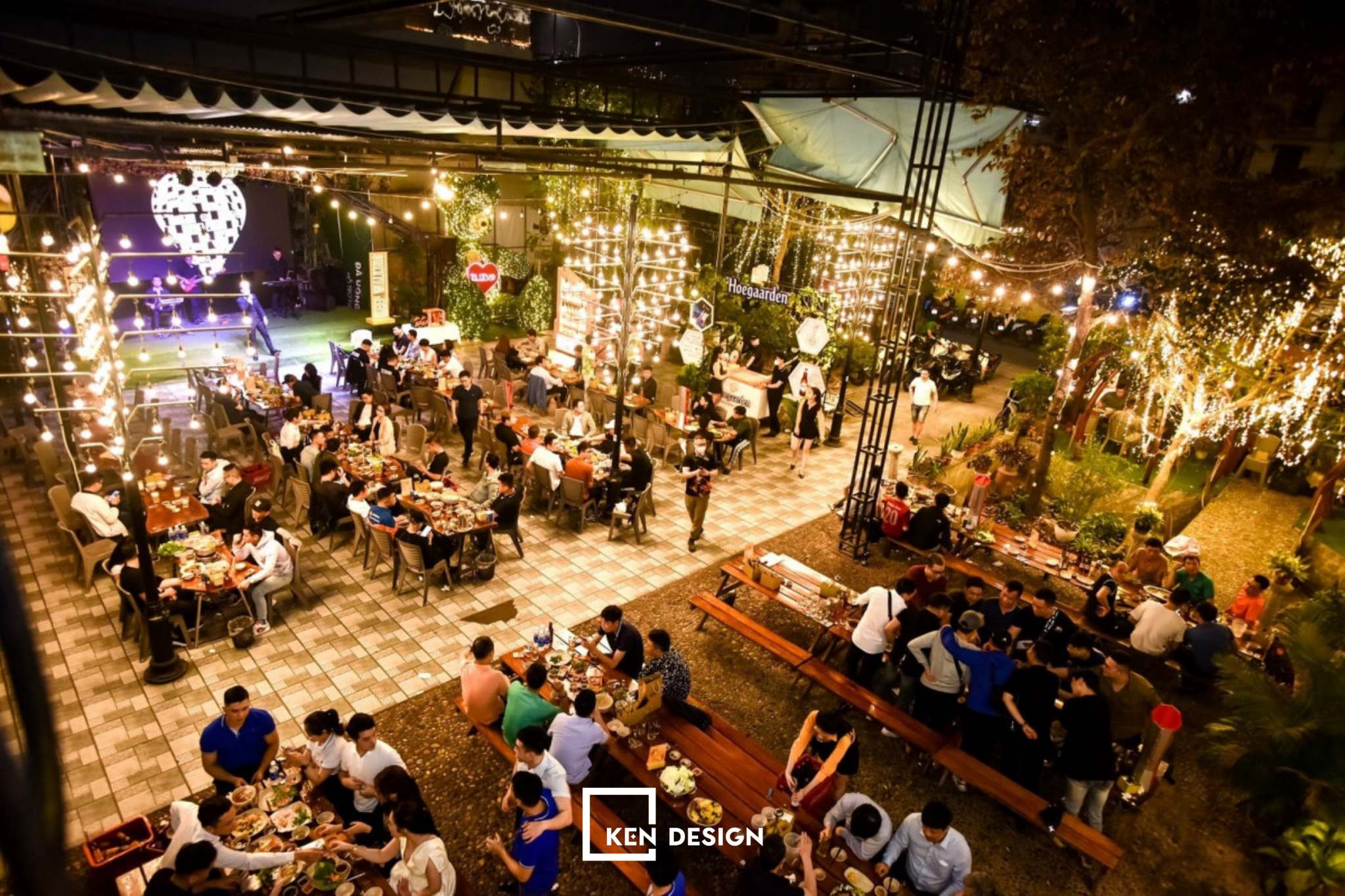 Top 5 lỗi sai thường gặp khi thiết kế nhà hàng vườn bia