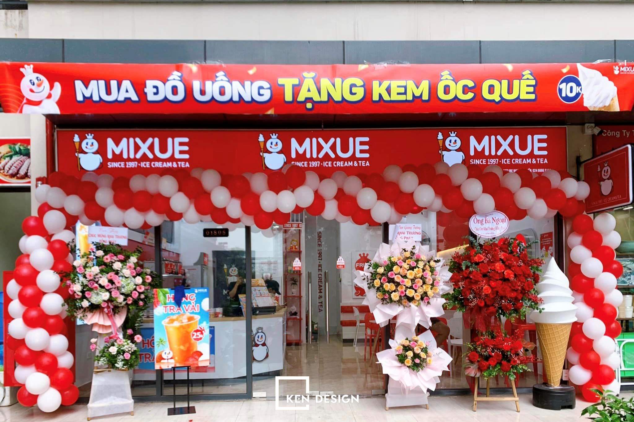 Nhượng quyền Mixue năm 2024 