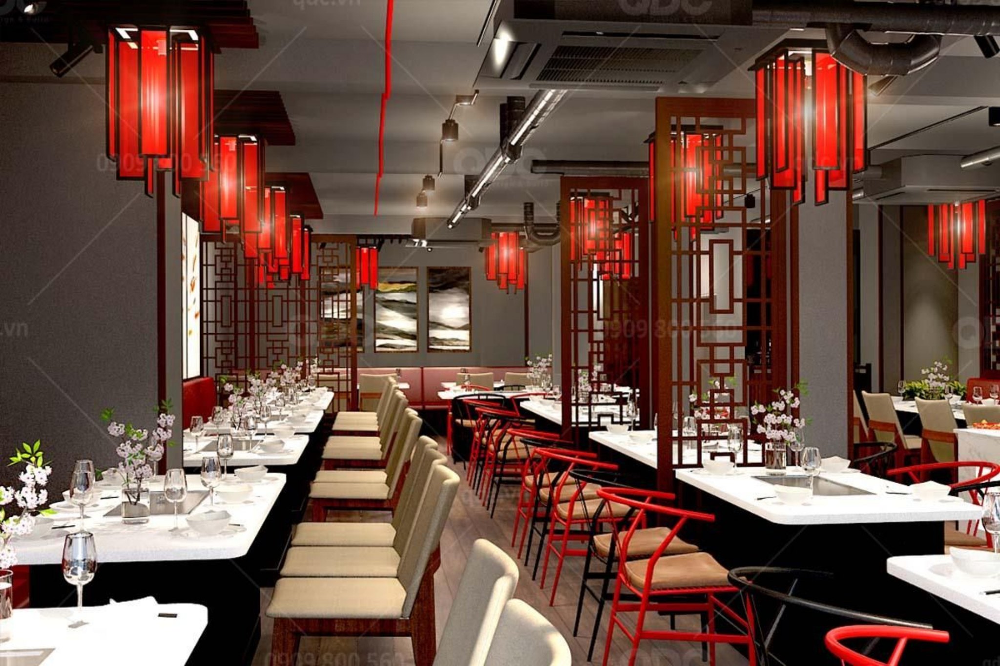 Thiết kế mô hình hotpot styel Hong Kong thường thấy
