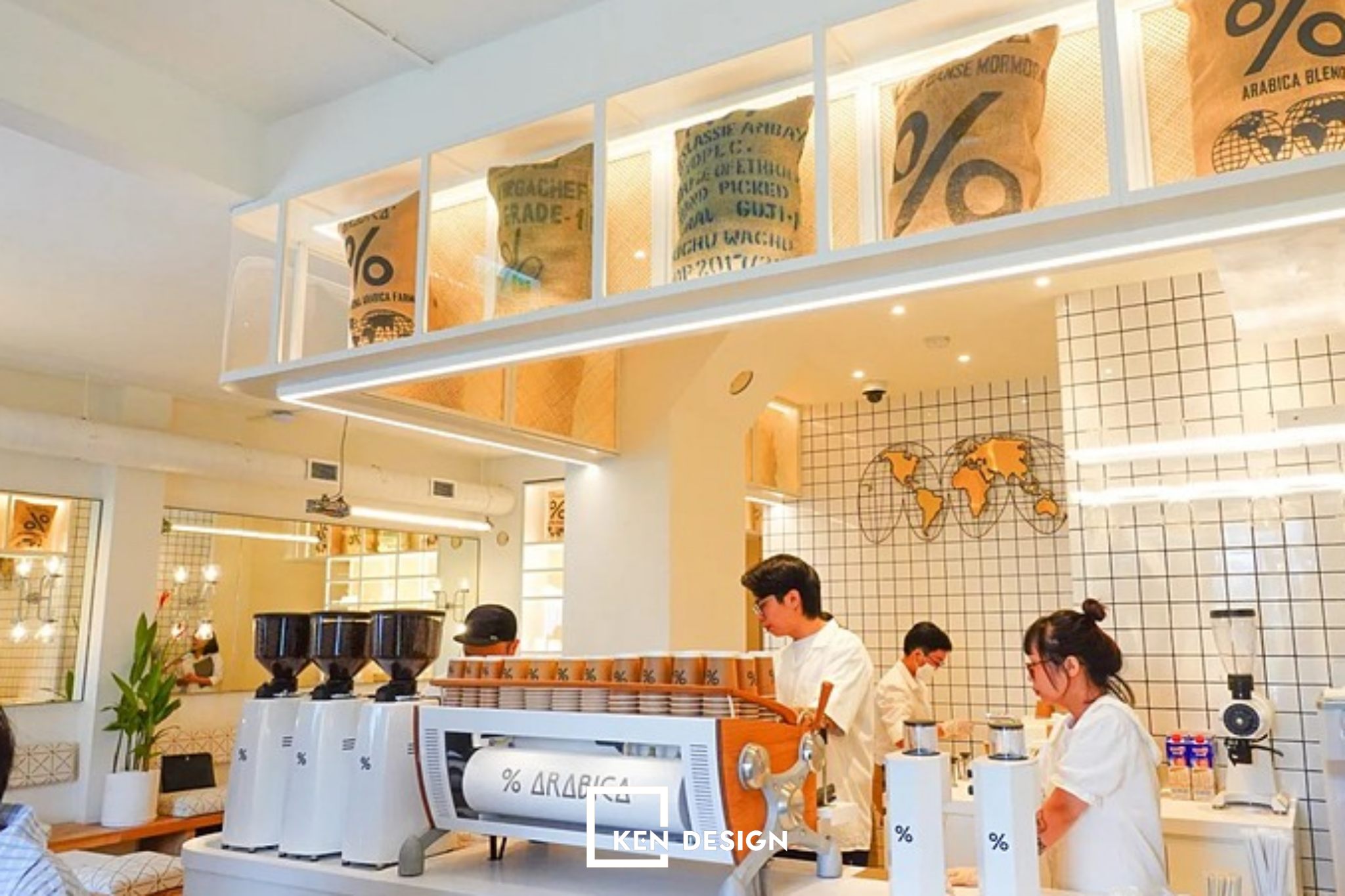 Thiết kế cafe % Arabica tại Việt Nam