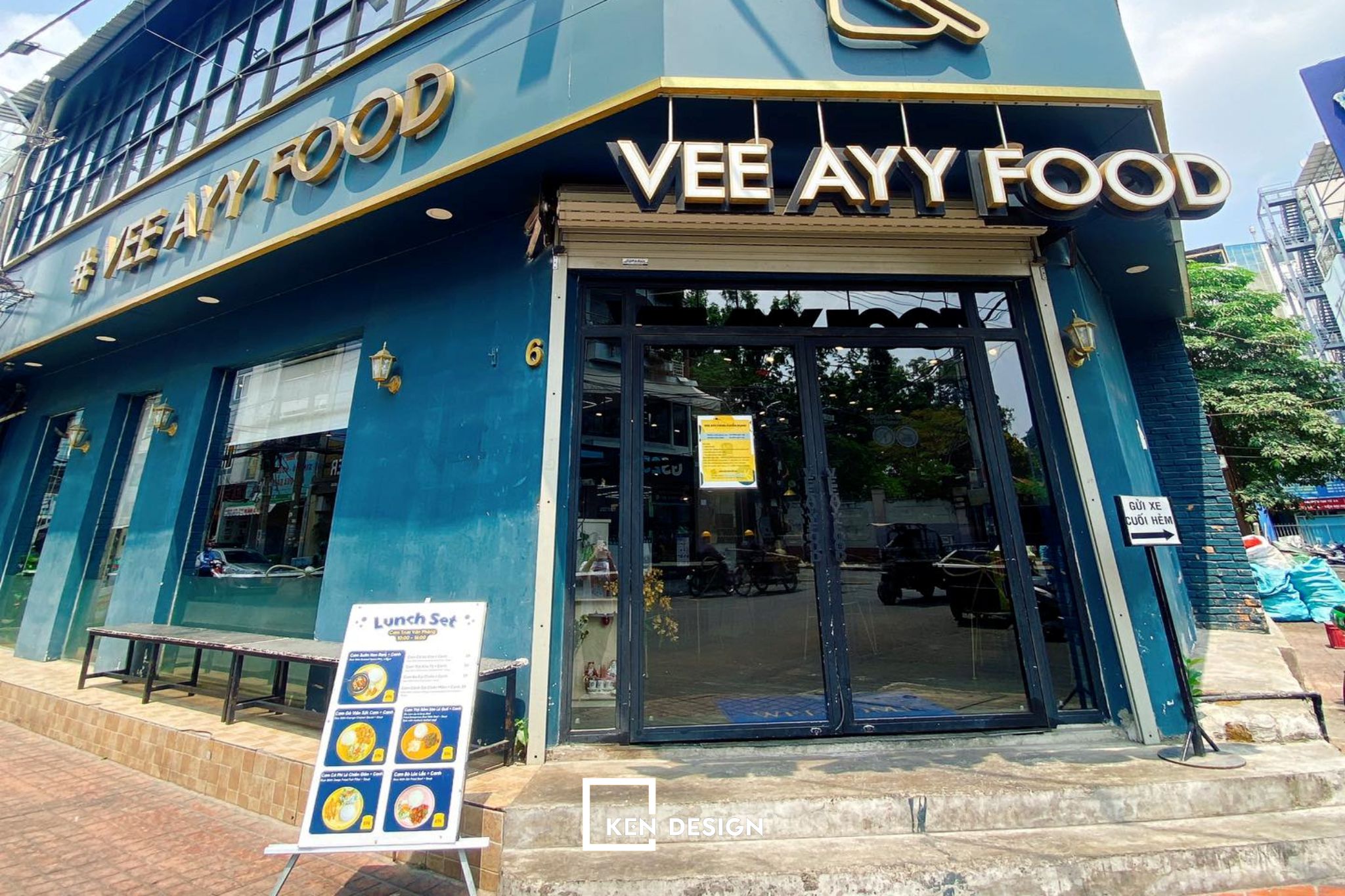 mặt bằng các cơ sở của nhà hàng Vee Ayy Food