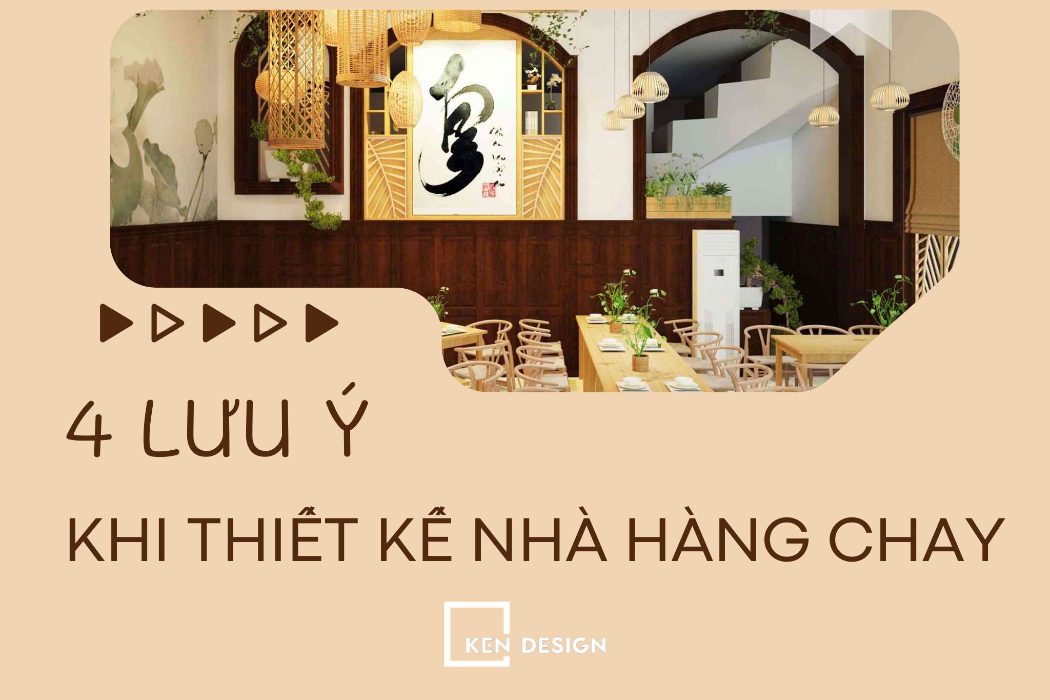 Top 5 Thiết kế nhà hàng chay với không gian đẹp và thu hút khách hàng