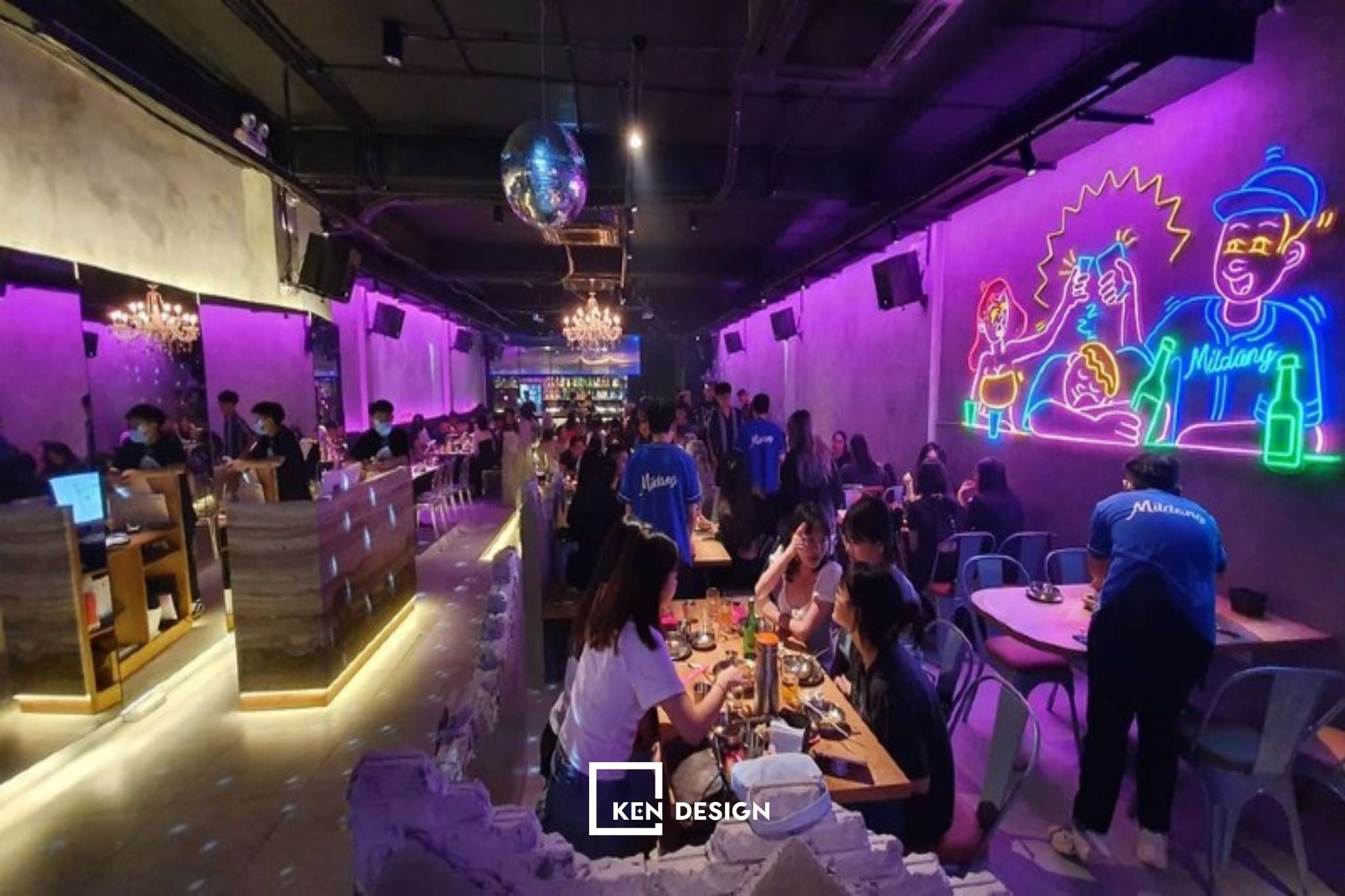 thiết kế Mildang Hanoi gastrobar đầy lôi cuốn 