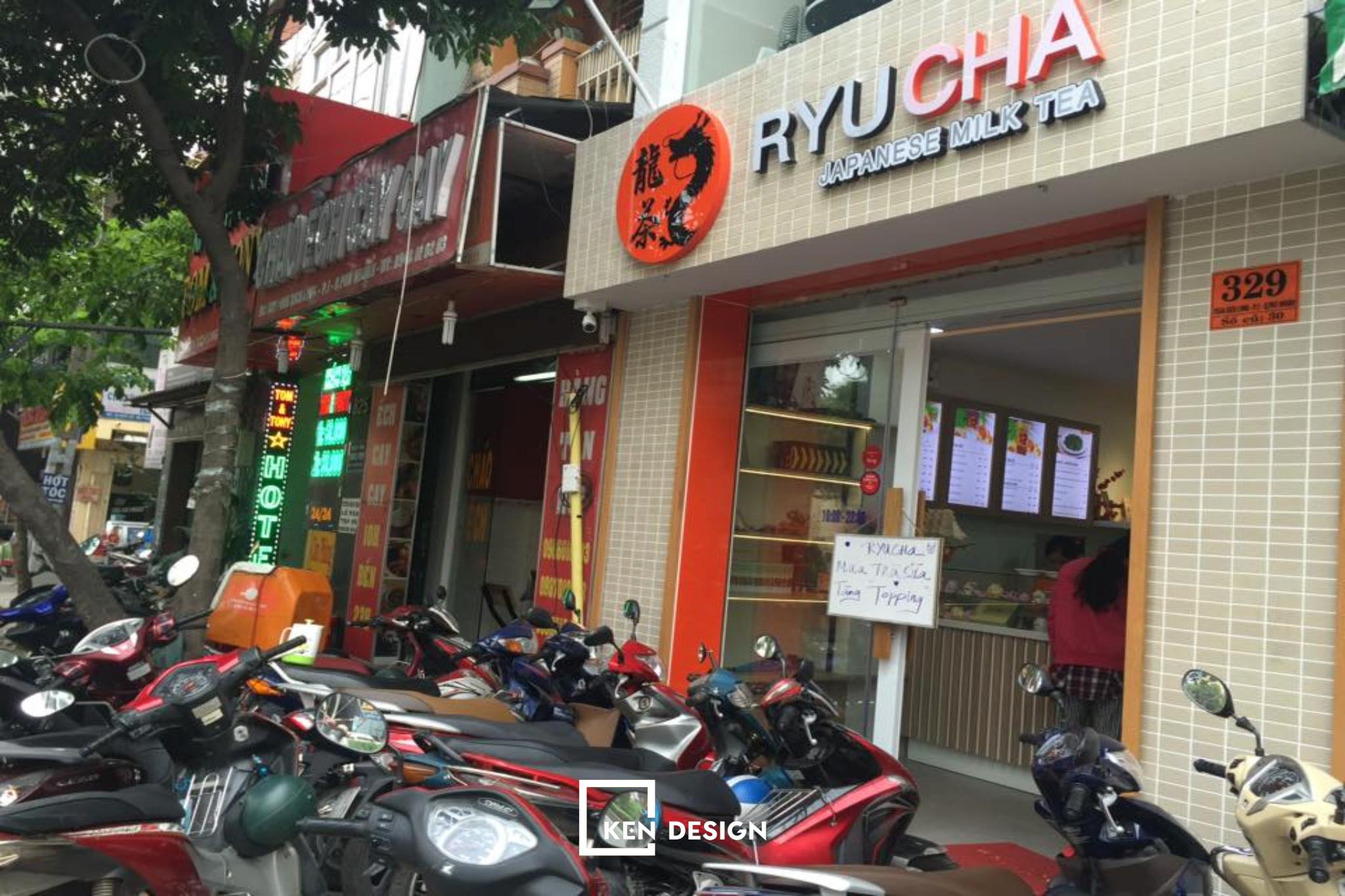 thương hiệu trà sữa Ryucha