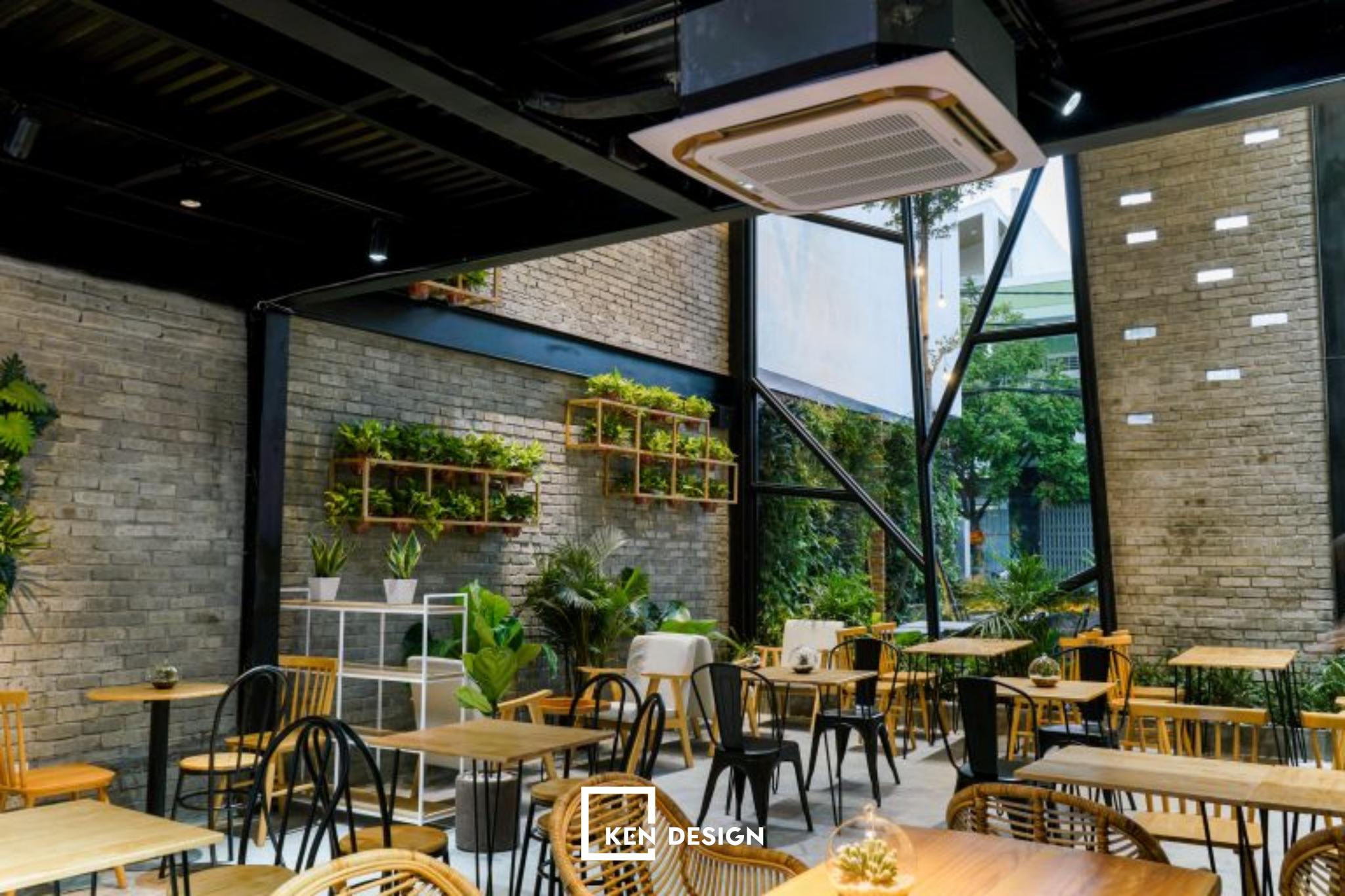 thiết kế quán tránh nóng