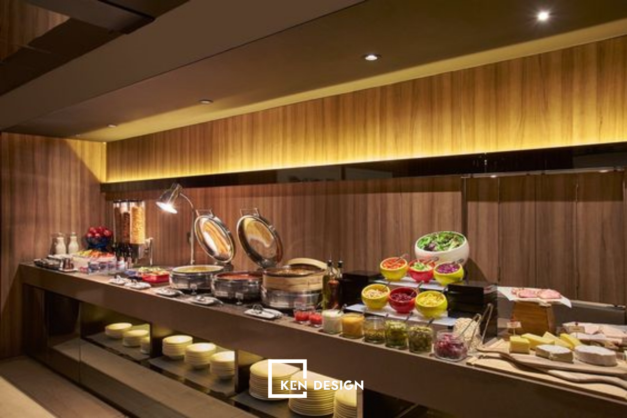  bí quyết thiết kế nhà hàng buffet cực ăn khách