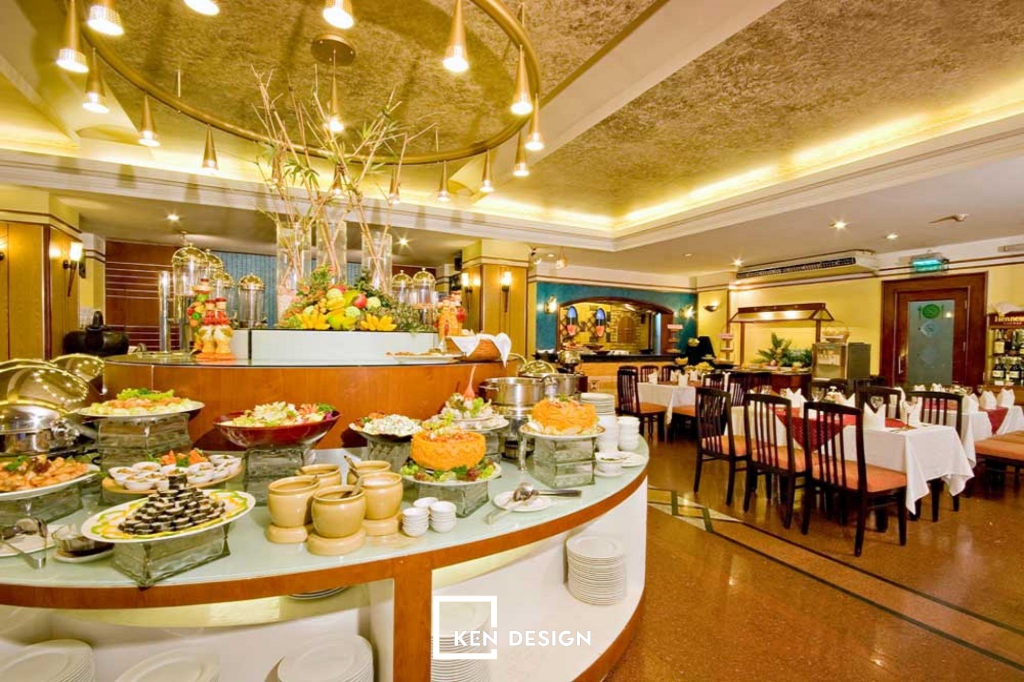 mẫu thiết kế quầy buffet đẹp trong năm 2024  