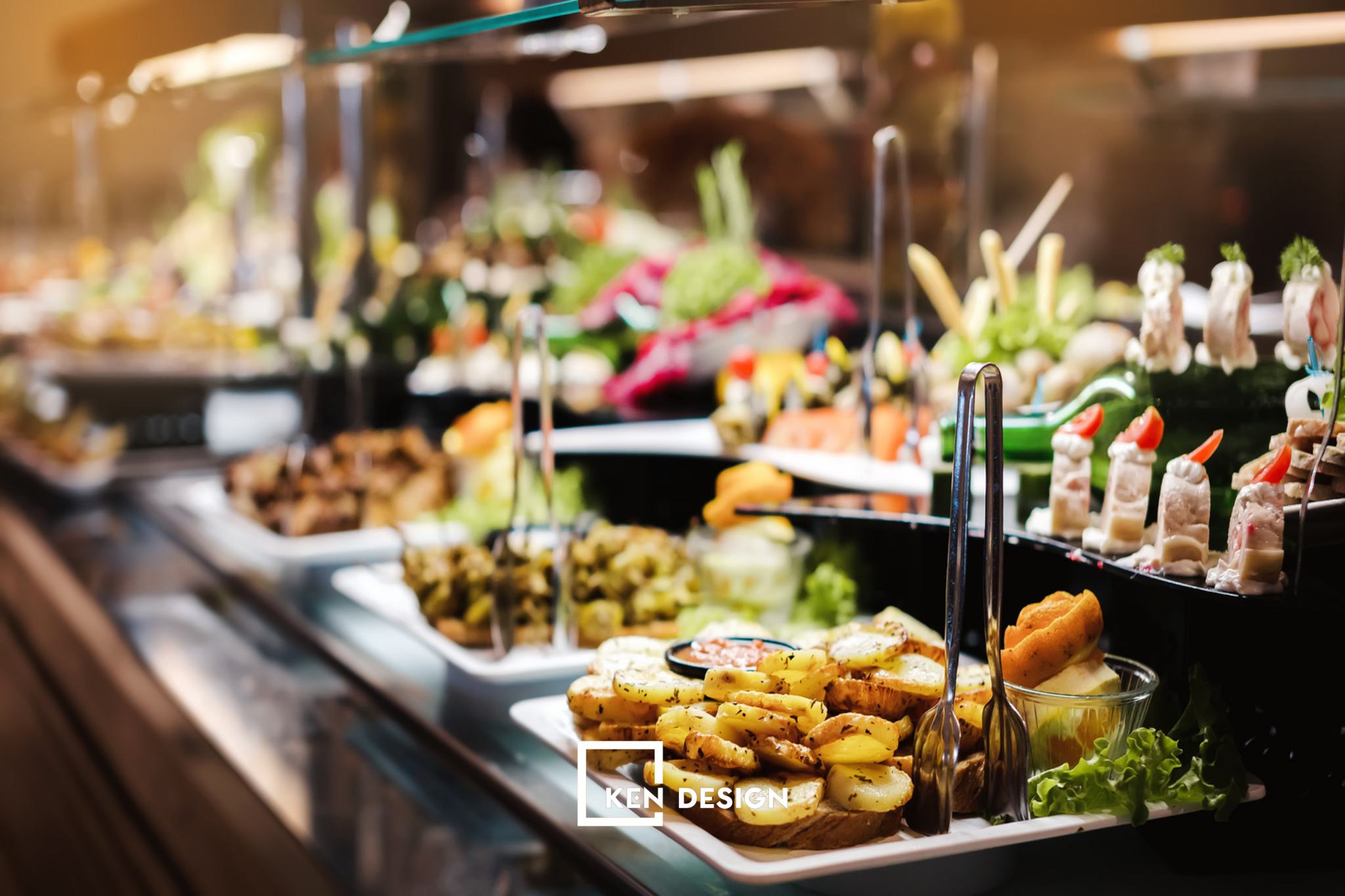 Sai lầm thường gặp khi thiết kế nhà hàng buffet bình dân 