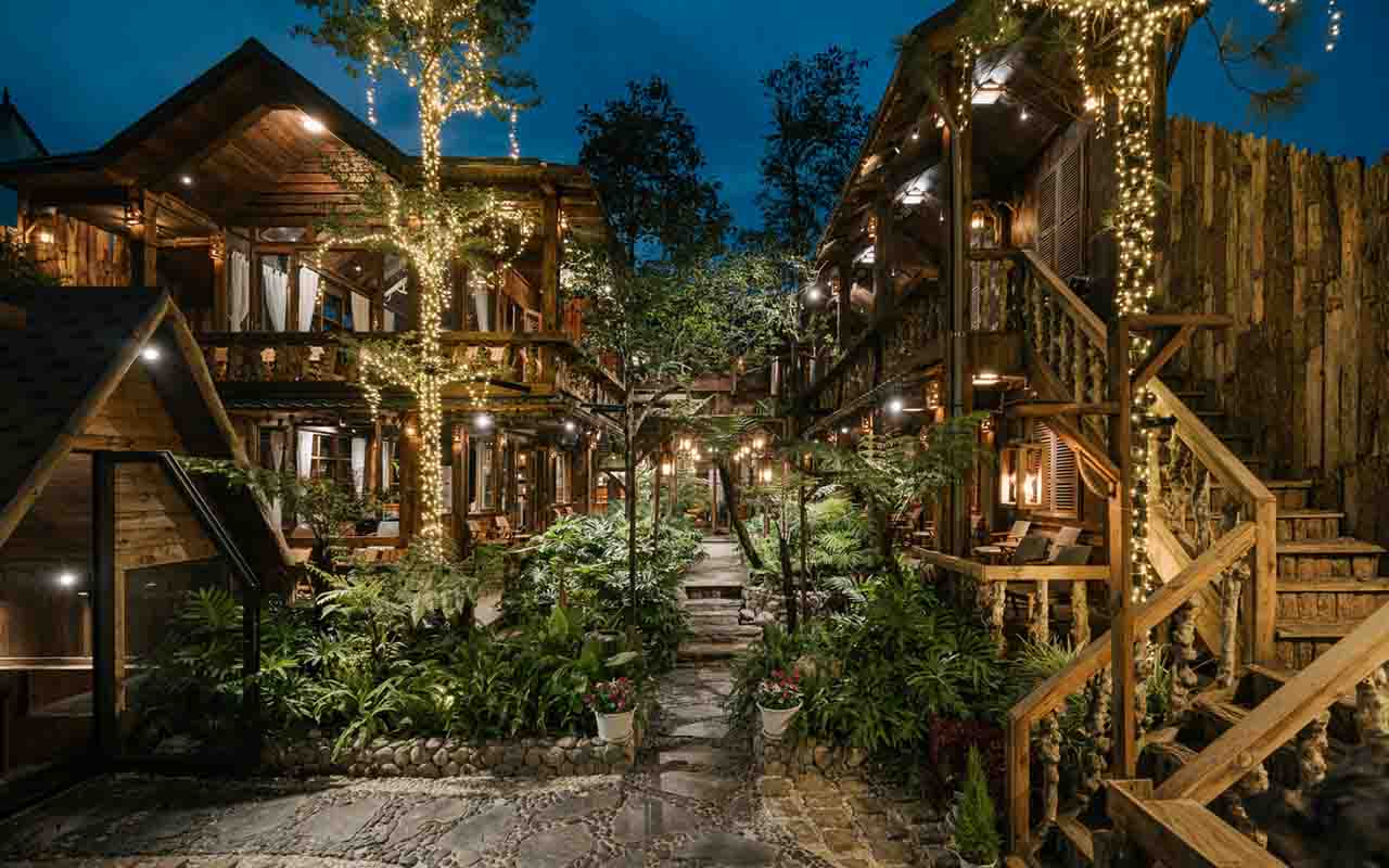 Thi công quán cafe Milano - Tổ hợp kiến trúc kết nối với thiên nhiên