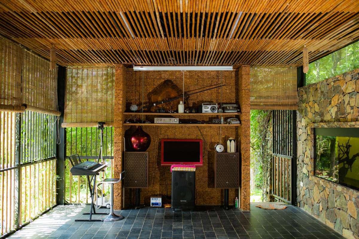 phong cách thiết kế Á Đông tại Nhà Suối Hòa Bình