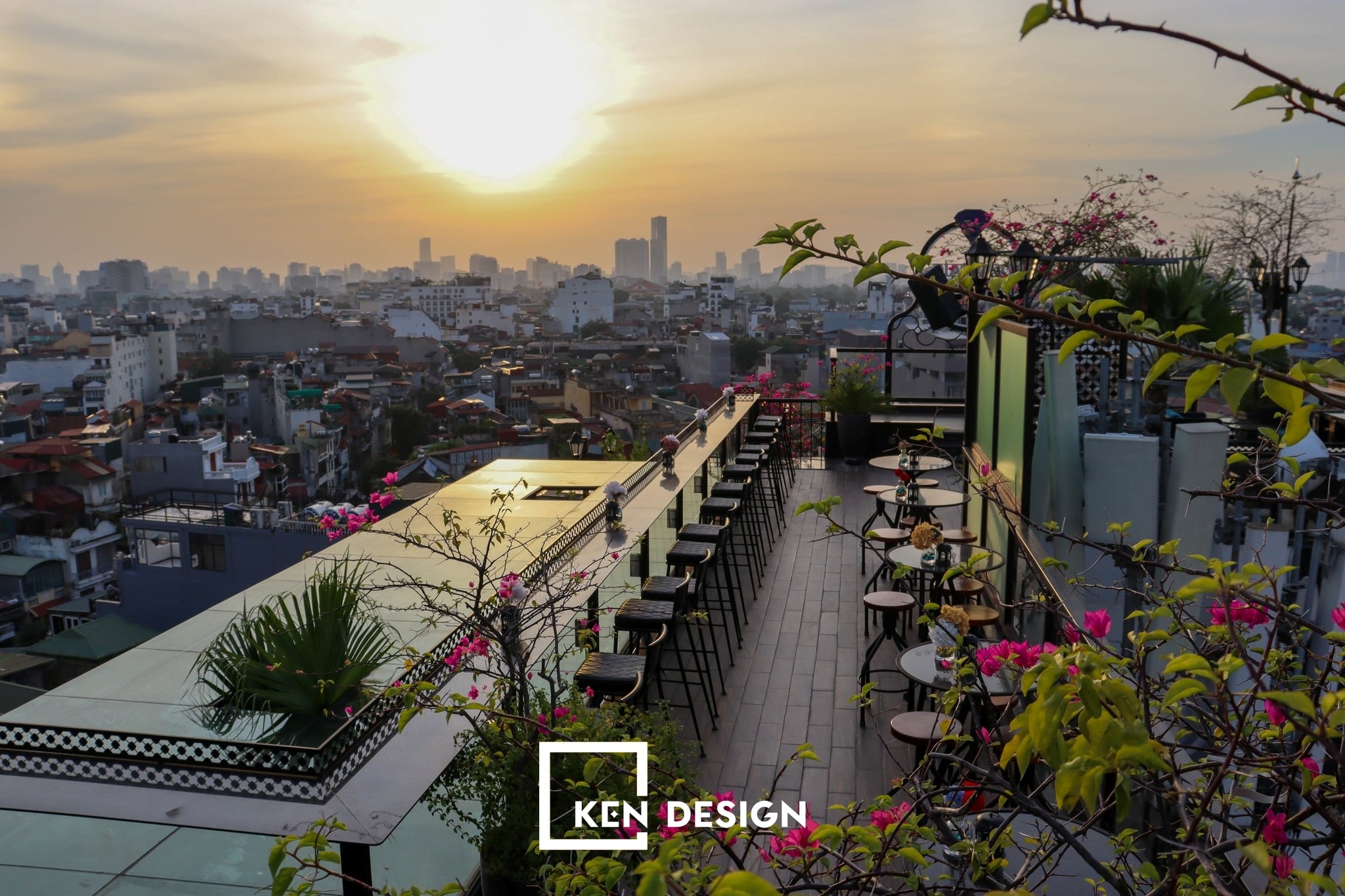 view từ diamond sky bar