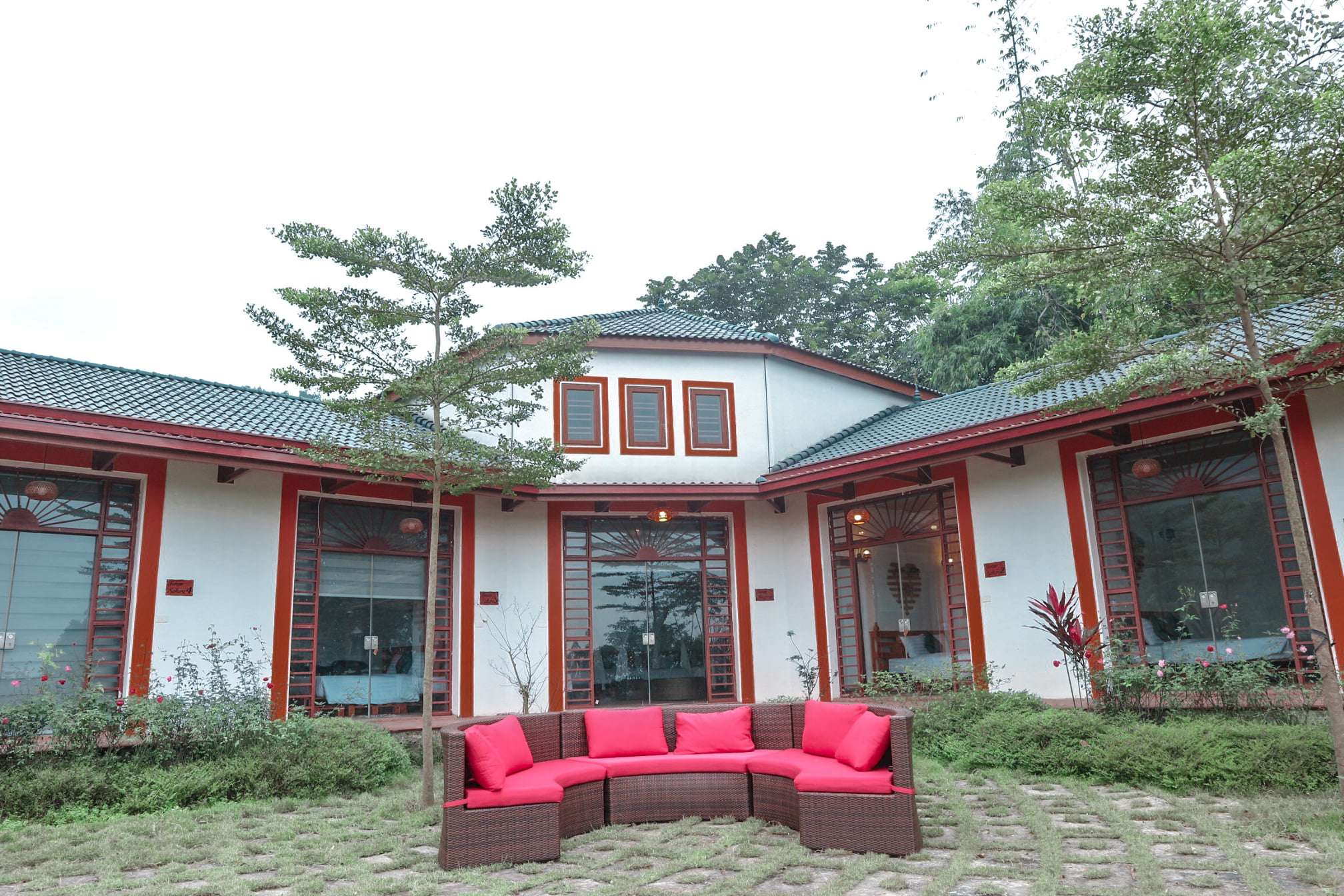 Không gian rộng rãi tại Homestay Furano Retreat Hòa Bình