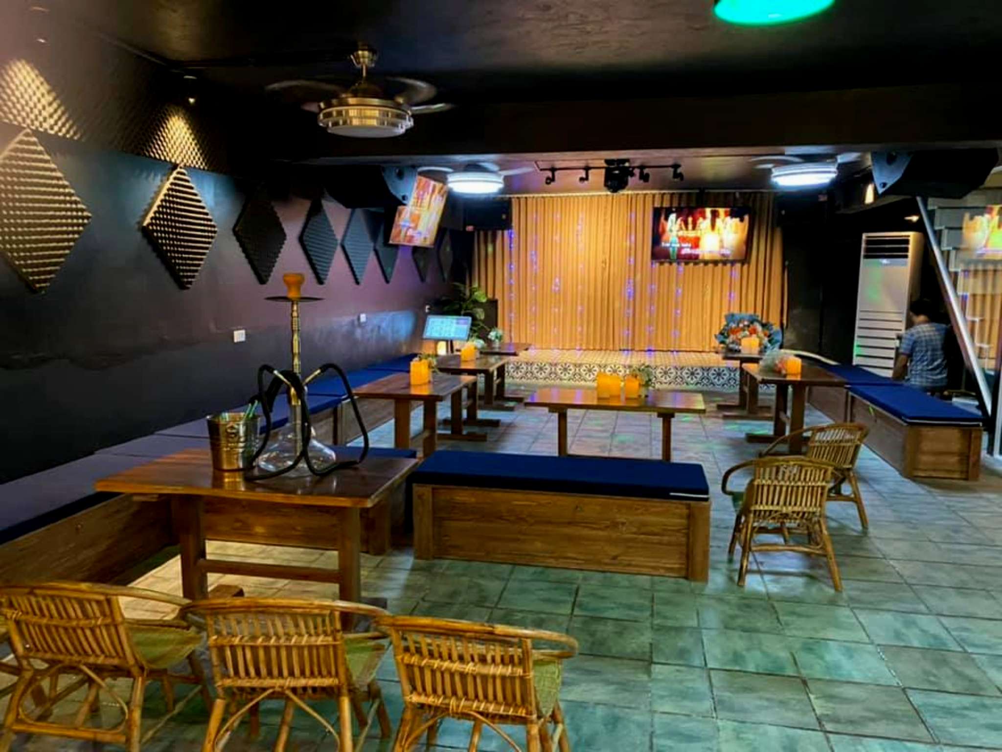 Phòng Karaoke villa mùa hè tại Tula Hardin Homestay Hòa Bình