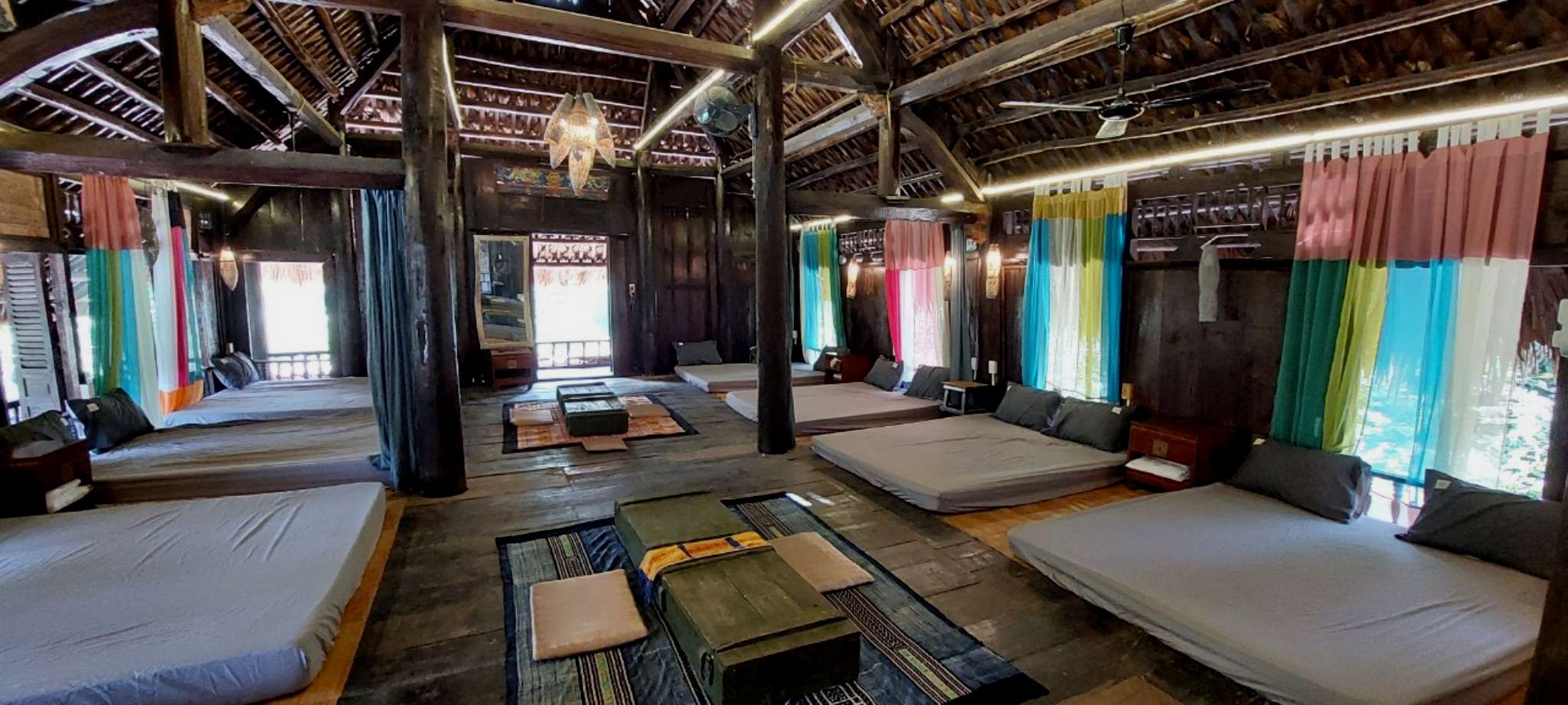 Thiết kế nhà sàn tại Nả Yên Homestay Hòa Bình