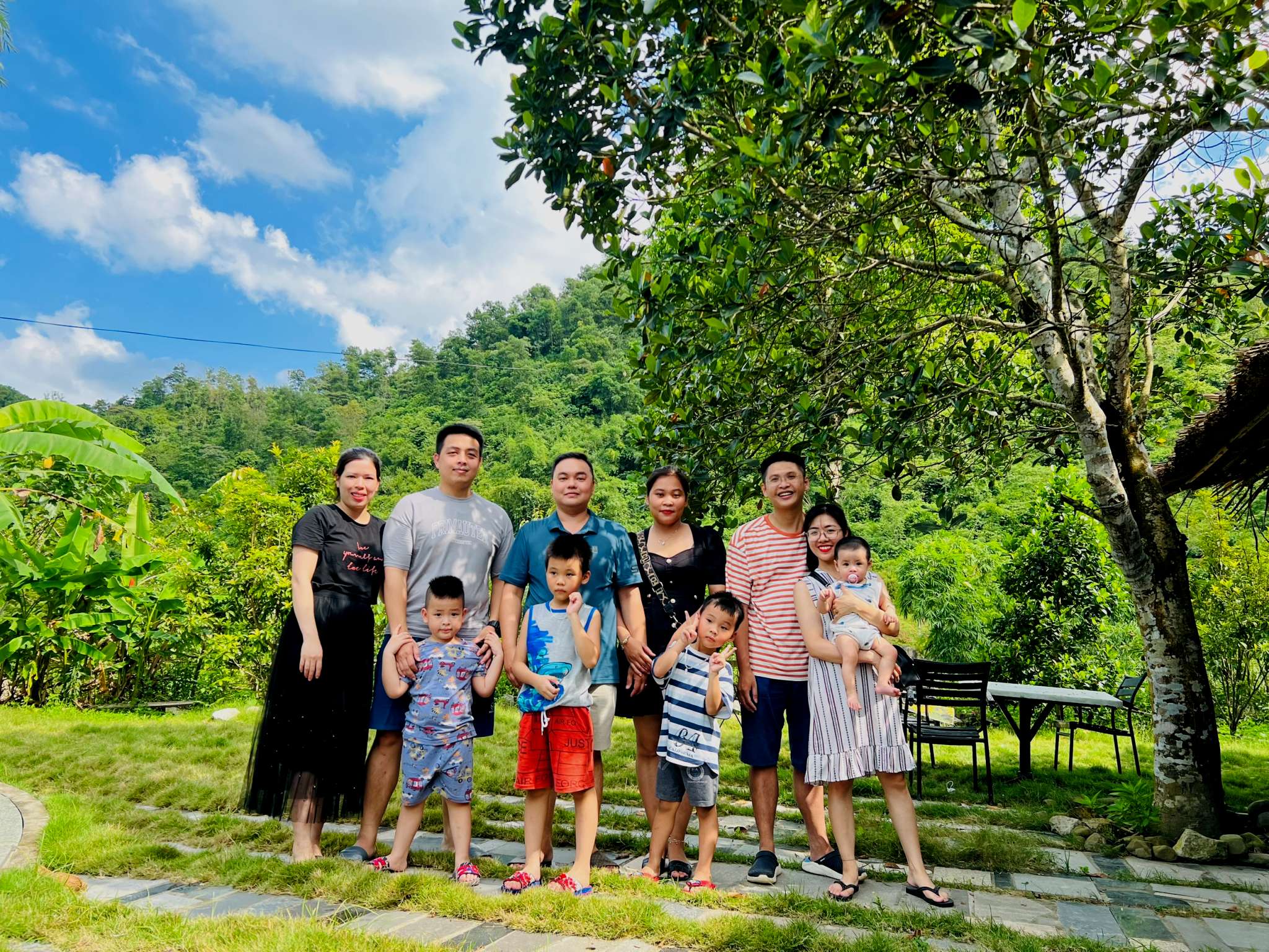 Du khách tại Nả Yên Homestay Hòa Bình