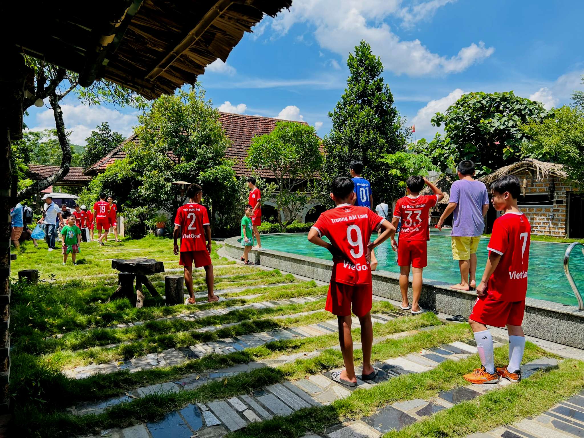Du khách tại Nả Yên Homestay Hòa Bình