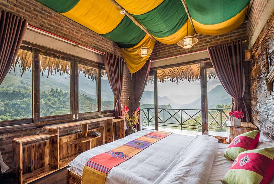 Không gian trong phòng của Chapa Ecolodge
