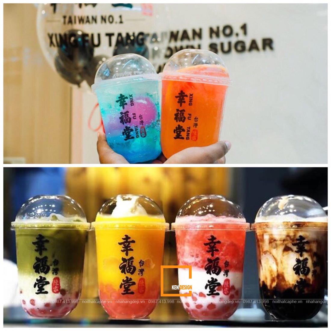 thiết kế quán trà sữa tại Đà Nẵng