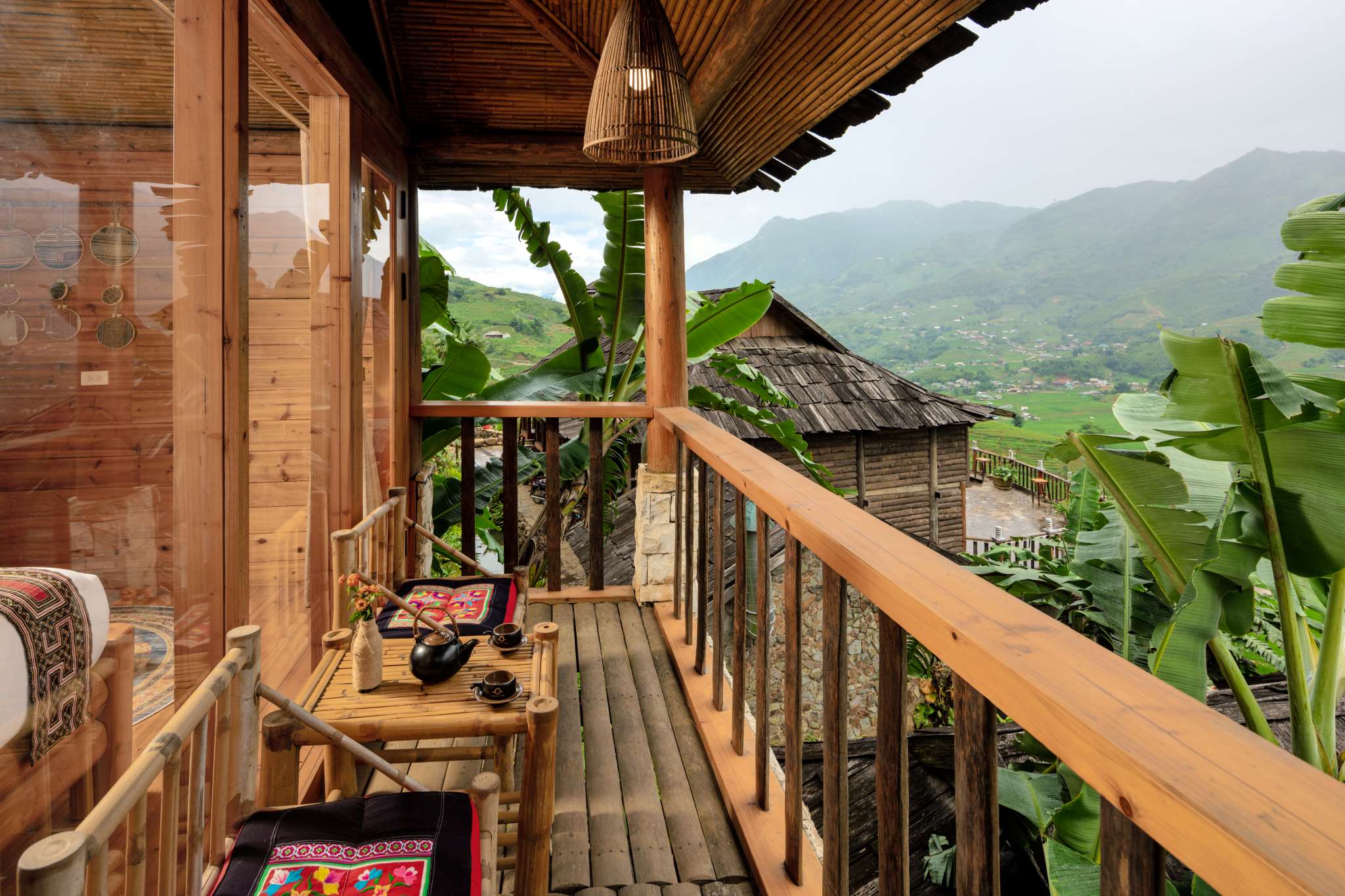 Thiết kế nhiều gỗ tại Laxsik Ecolodge 