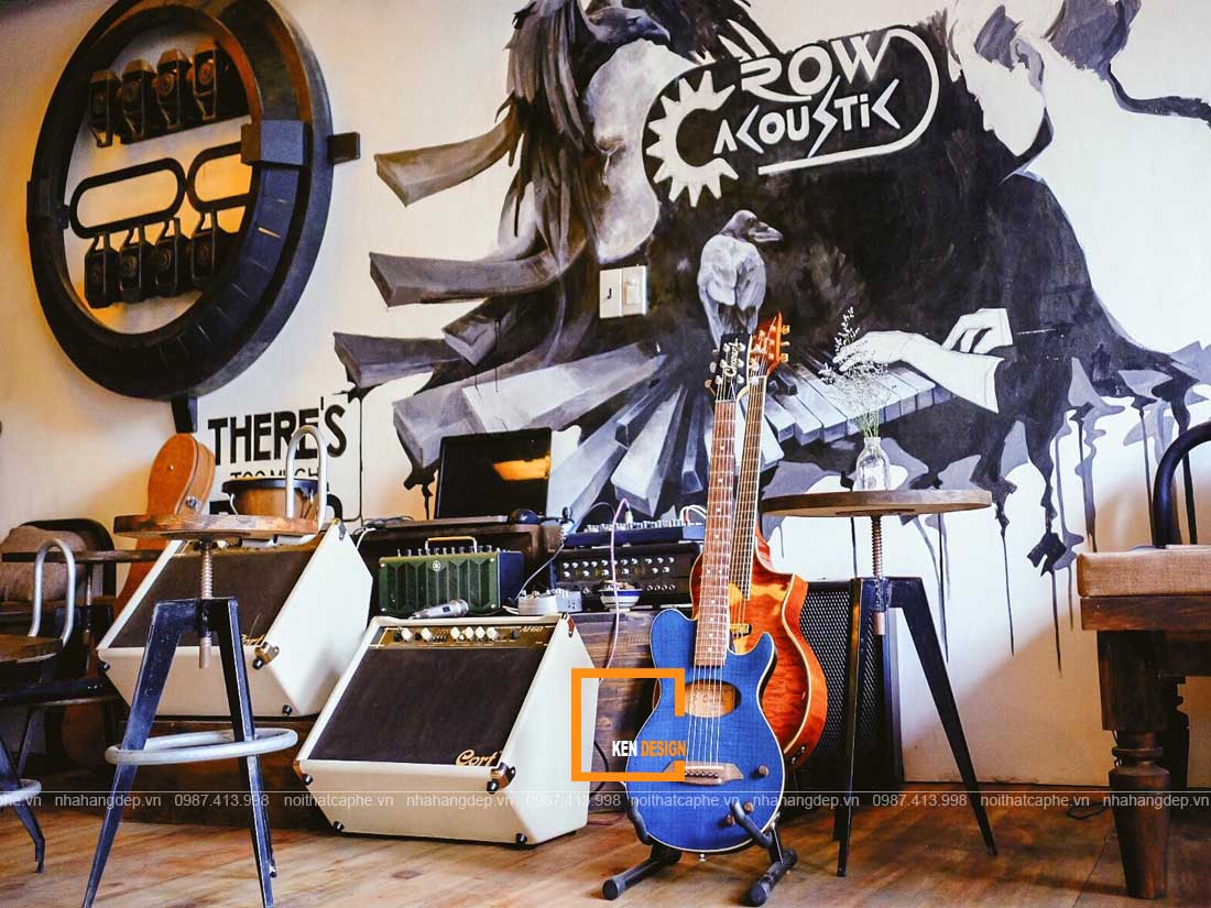 Thiết kế quán cafe acoustic