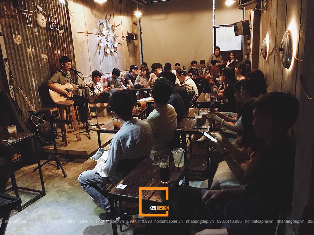 Thiết kế quán cafe acoustic