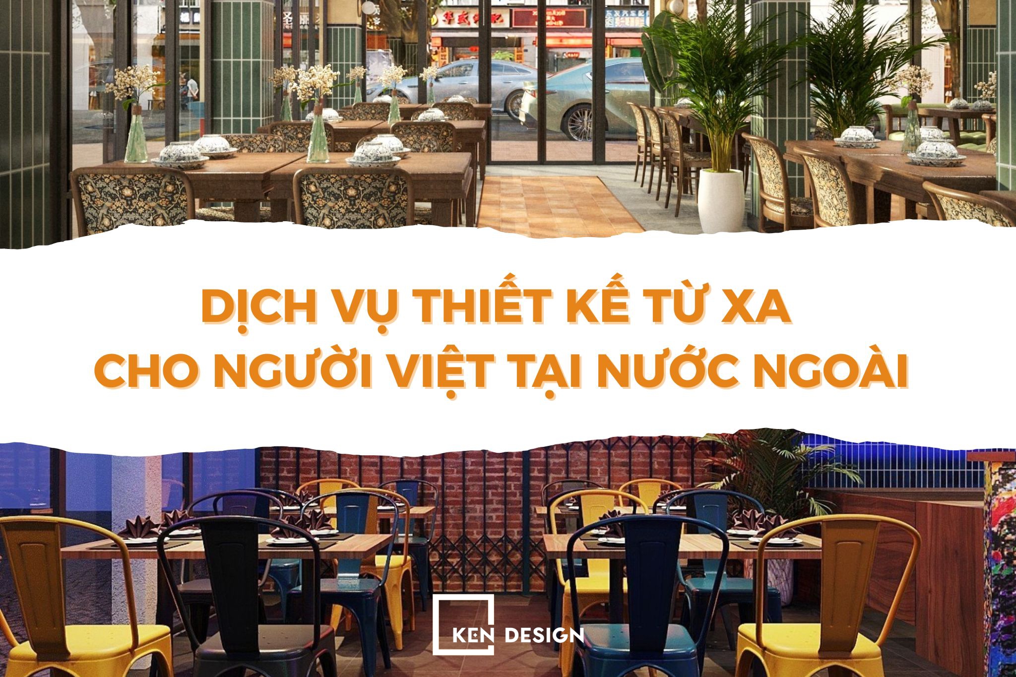 Dịch vụ thiết kế nhà hàng, quán cafe cho người Việt tại nước ngoài