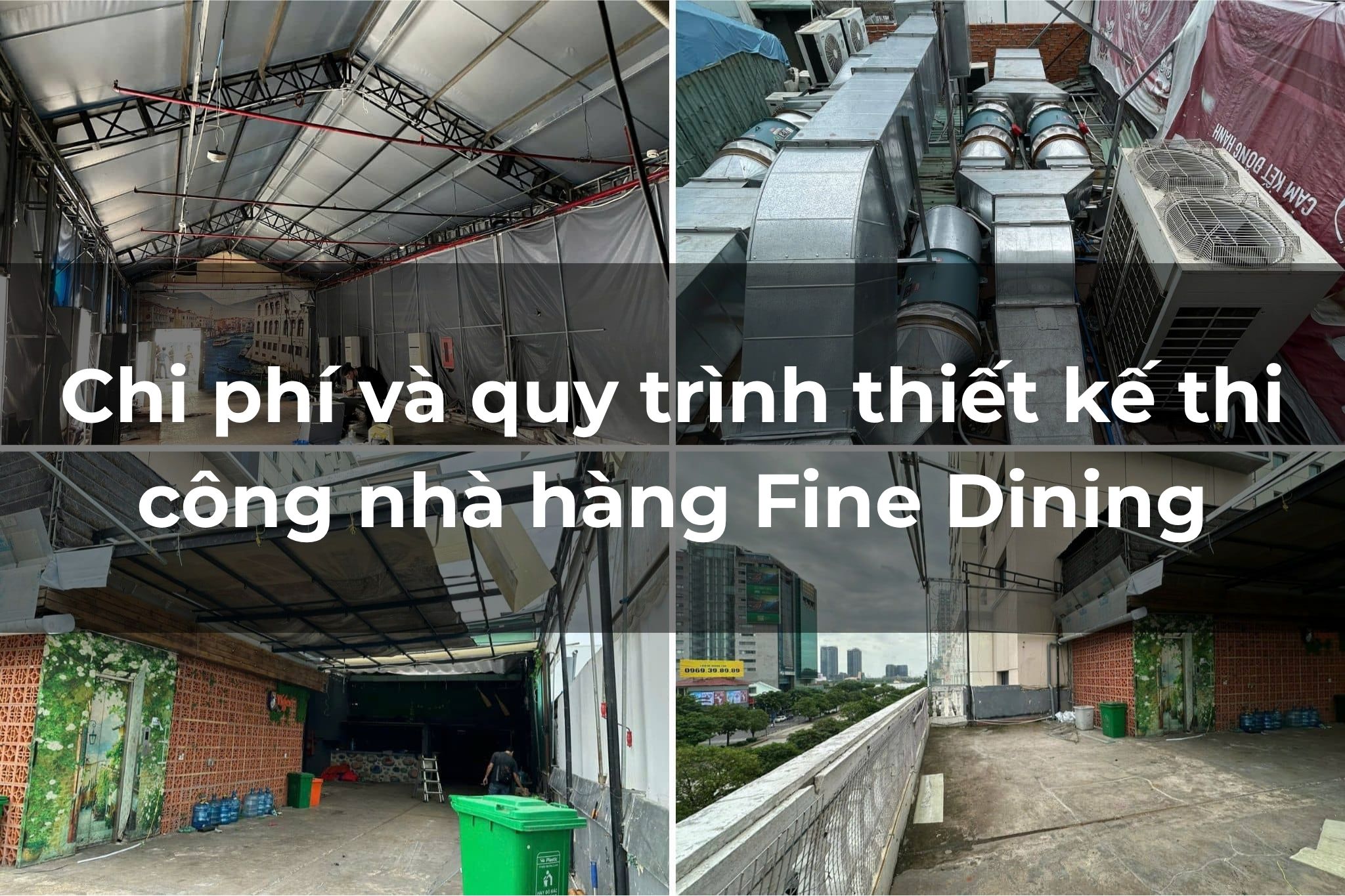Chi phí và quy trình thiết kế thi công nhà hàng Fine Dining