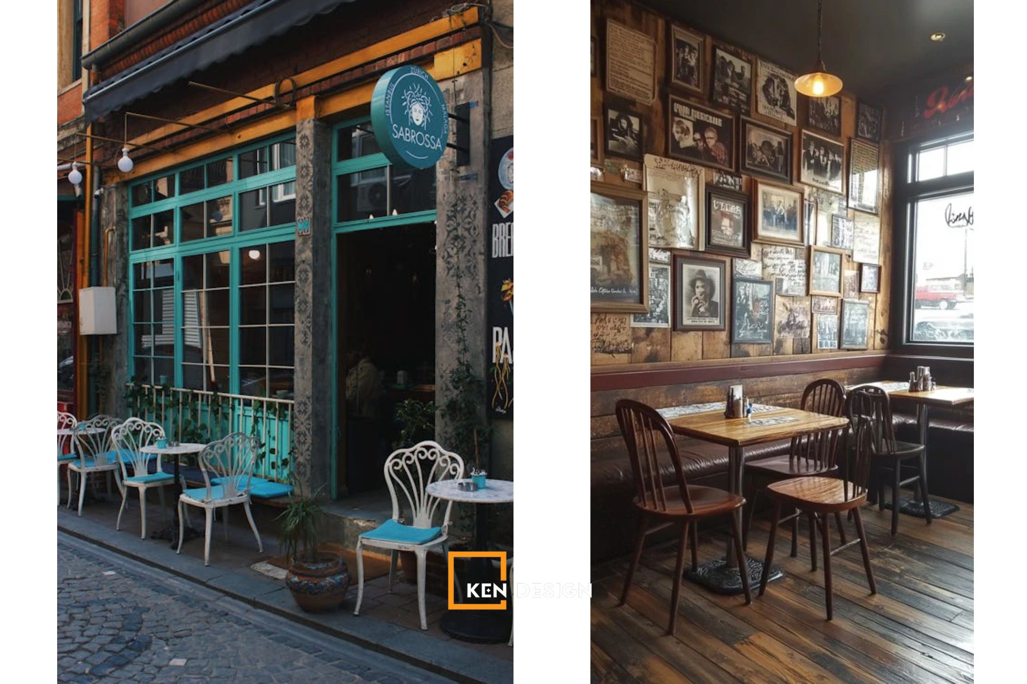 Phong cách vintage retro cho quán cafe nhỏ