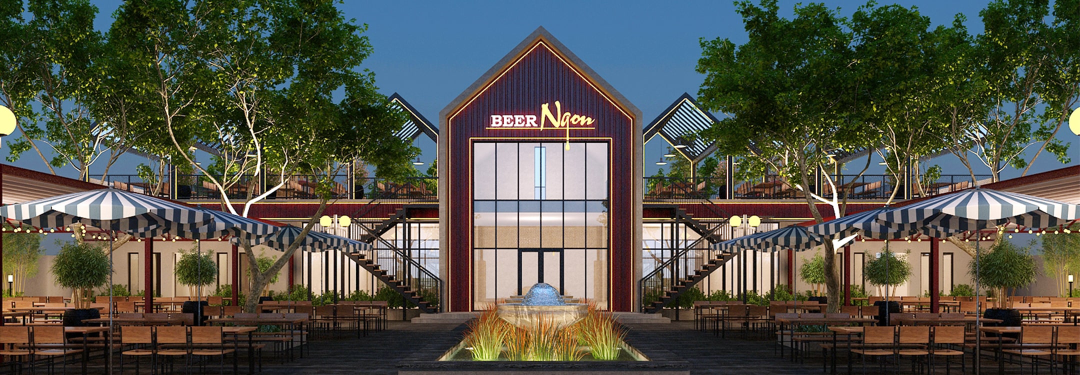 Thiết kế nhà hàng Beer Ngon - Beer Club