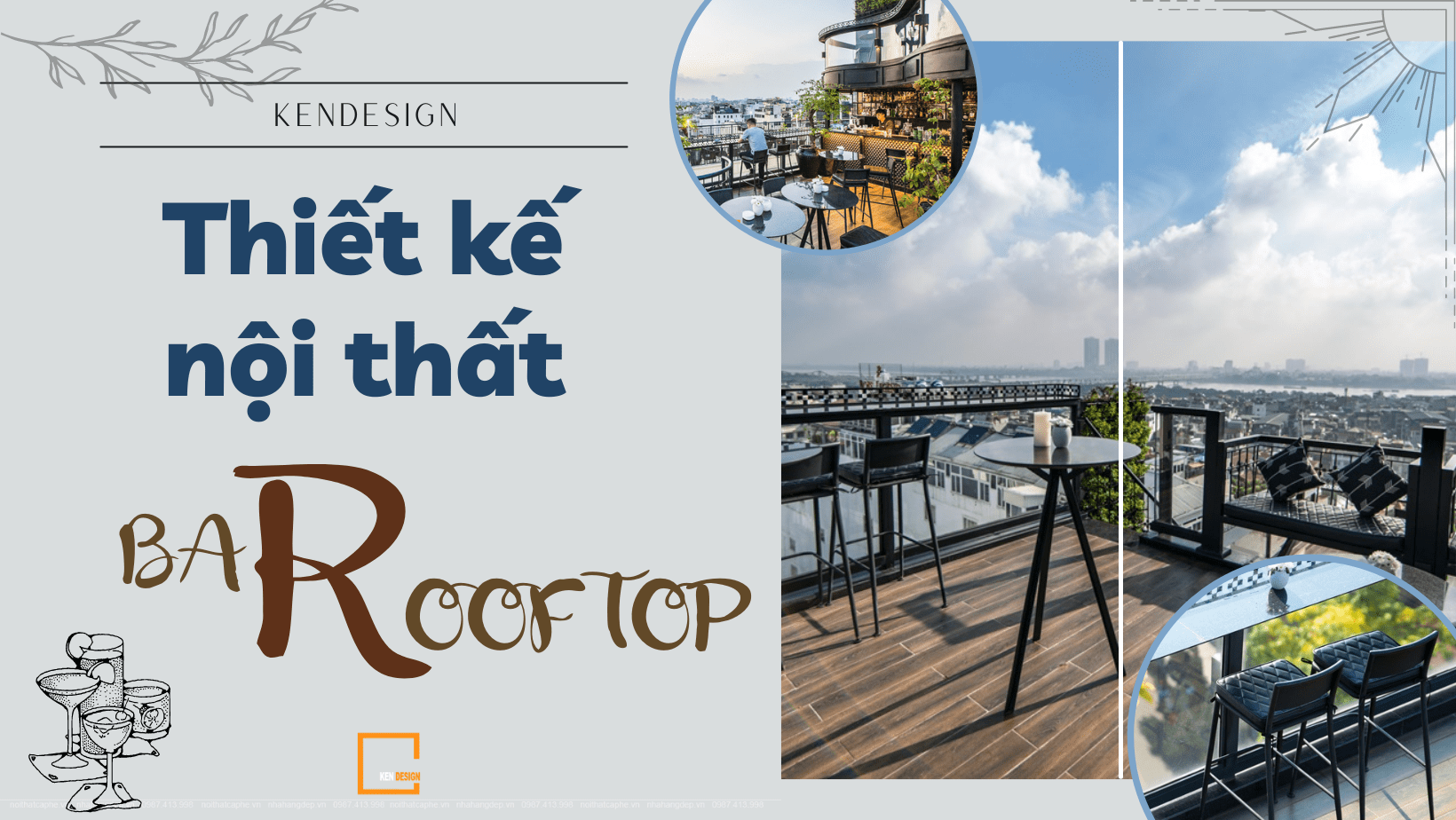 Thiết kế nội thất quán bar rooftop có gì đặc biệt?