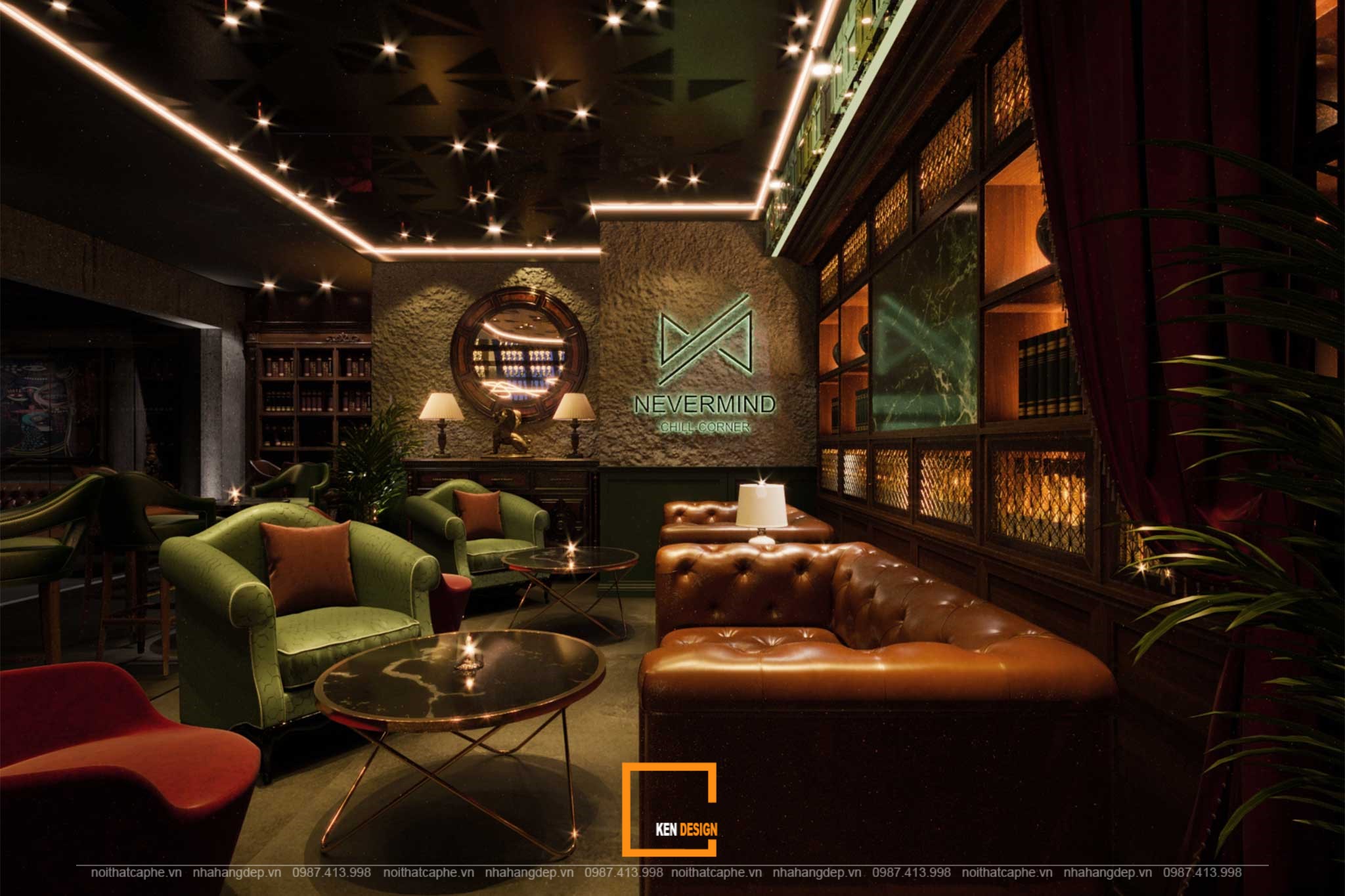Dự án thiết kế Nevermind Bar Lounge - Kendesign