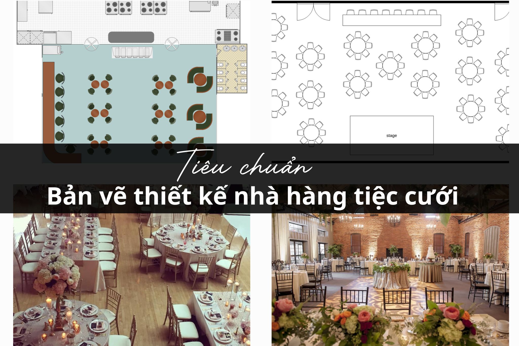 Tiêu chuẩn bản vẽ thiết kế nhà hàng tiệc cưới