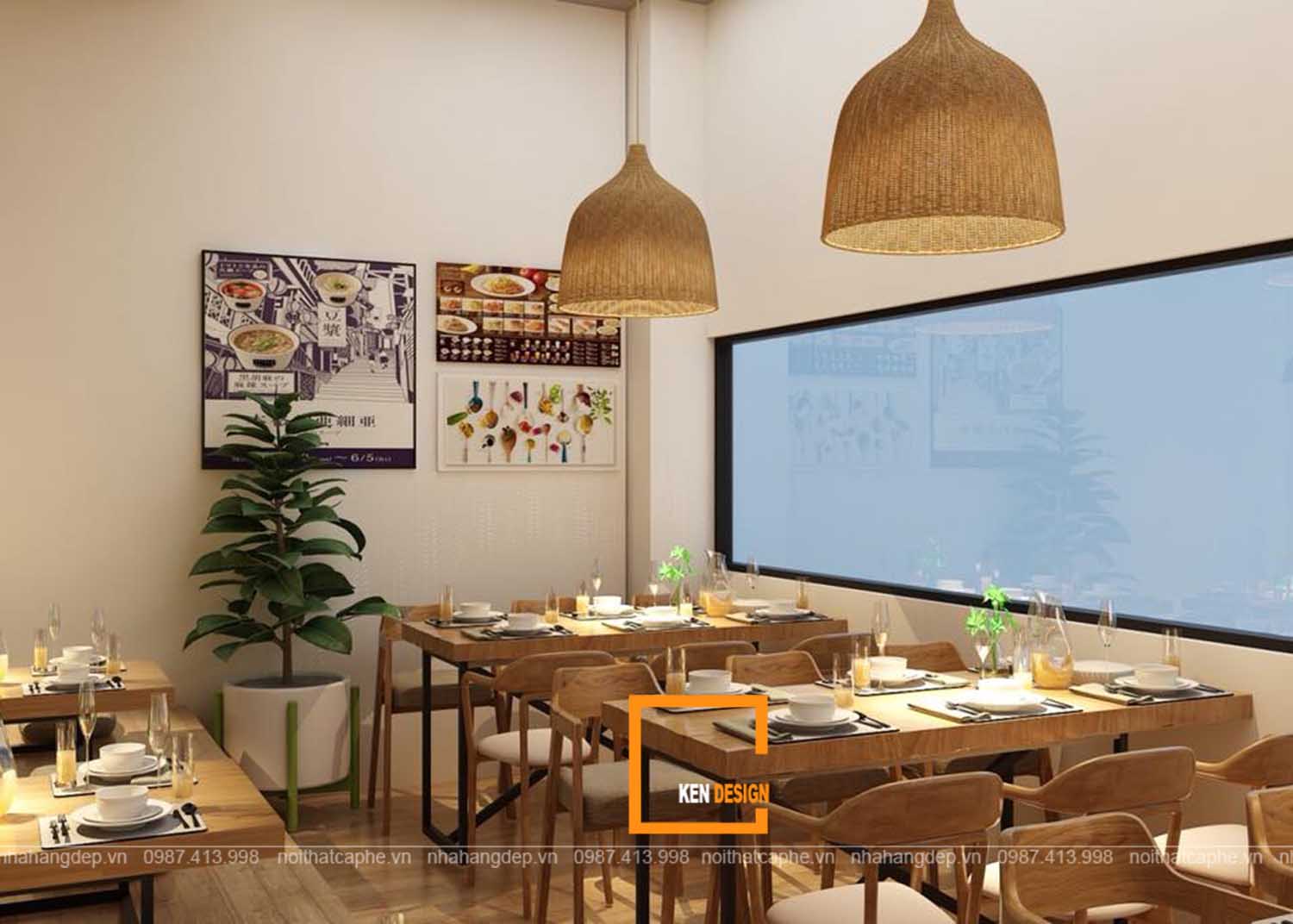 bảng giá thi công nhà hàng trọn gói