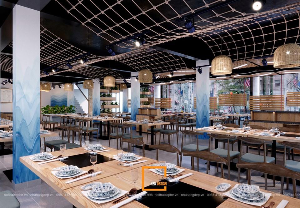 thiết kế nhà hàng rẻ đẹp