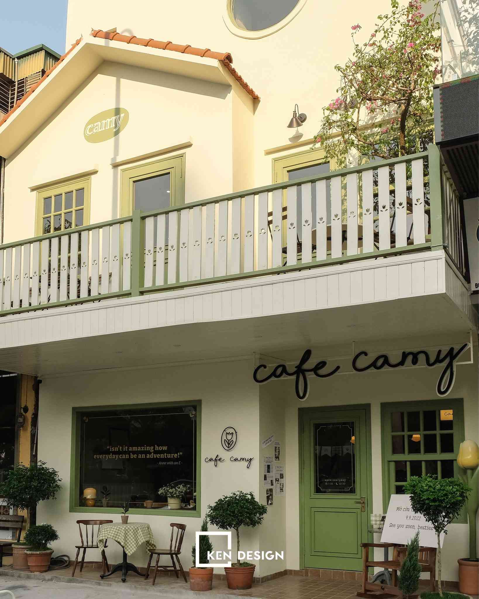 Vẻ ngoài Thiết kế Camy Cafe Văn Cao