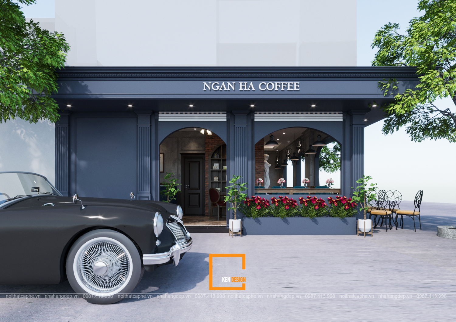  công ty thiết kế quán cafe 