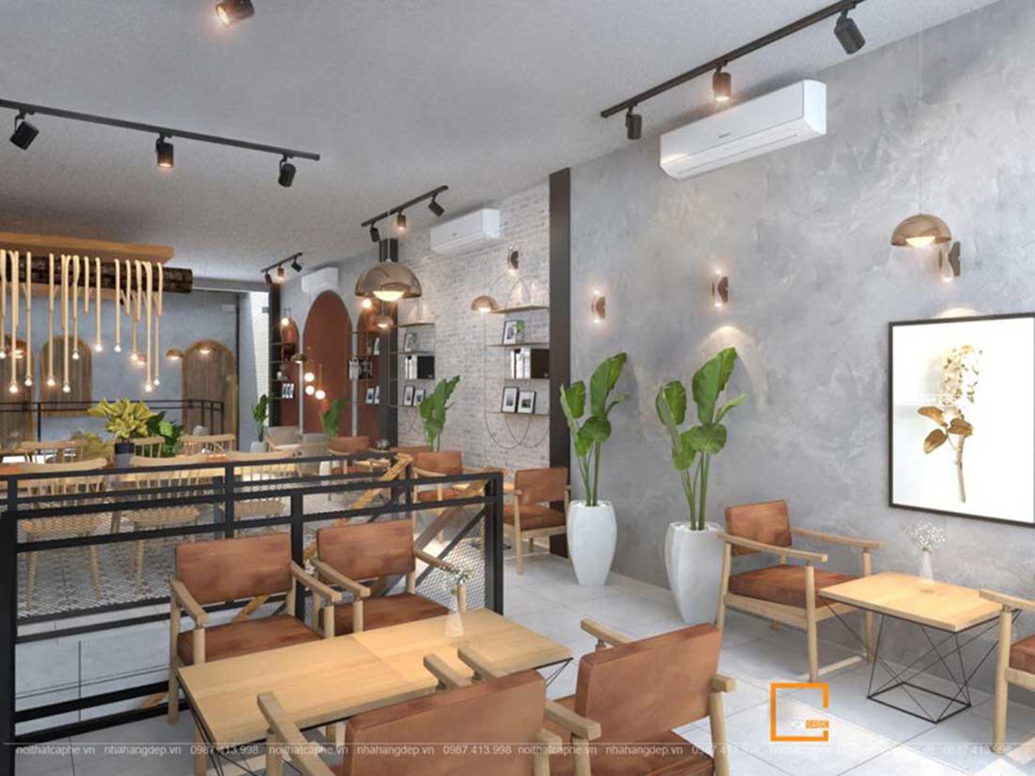 Thiết kế quán cafe tại Ninh Bình