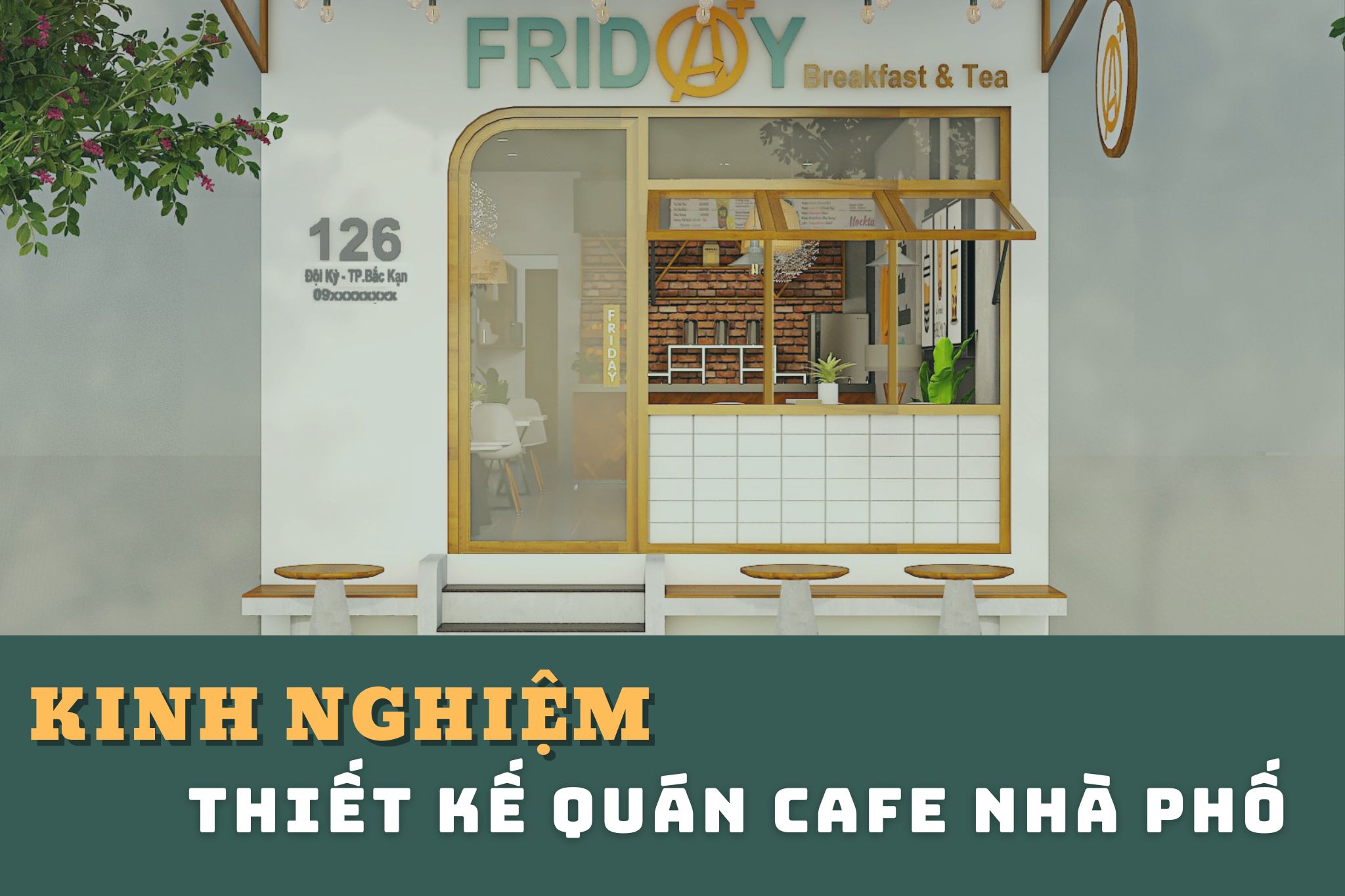 Kinh nghiệm thiết kế quán cafe nhà phố cực hút khách