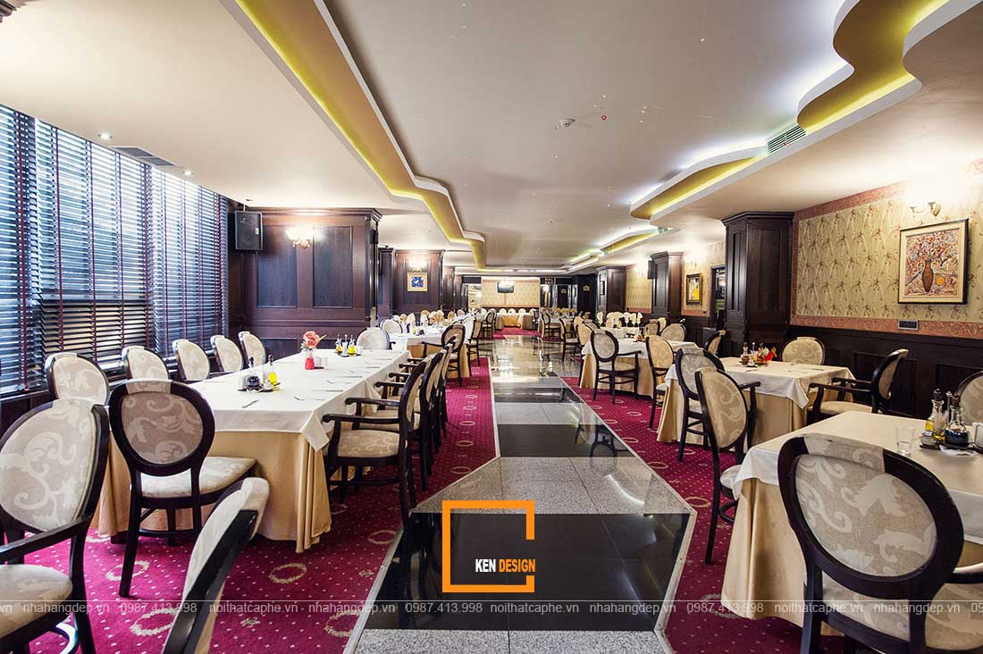 Thiết kế nhà hàng phong cách cổ điển
