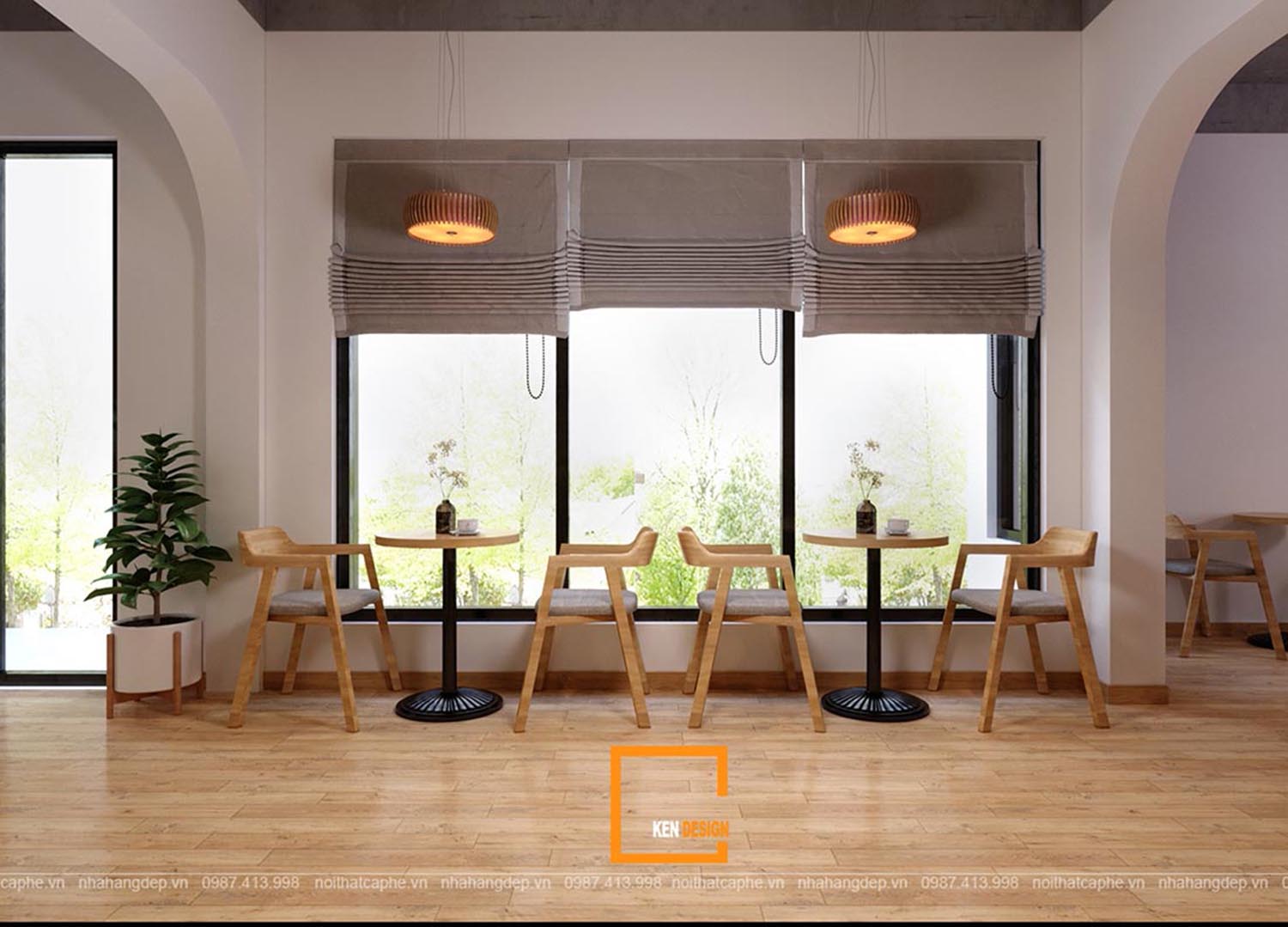 Thiết kế quán cafe nhà ống