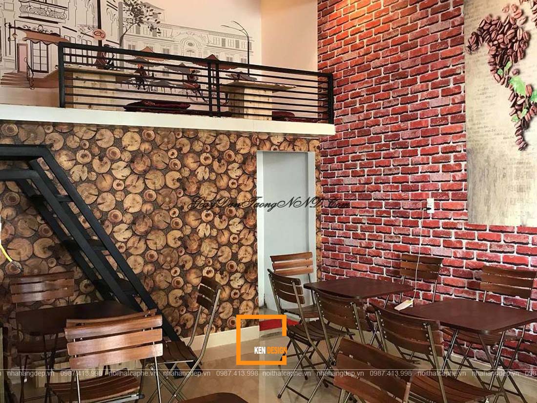 thiết kế quán trà sữa phong cách cổ điển 