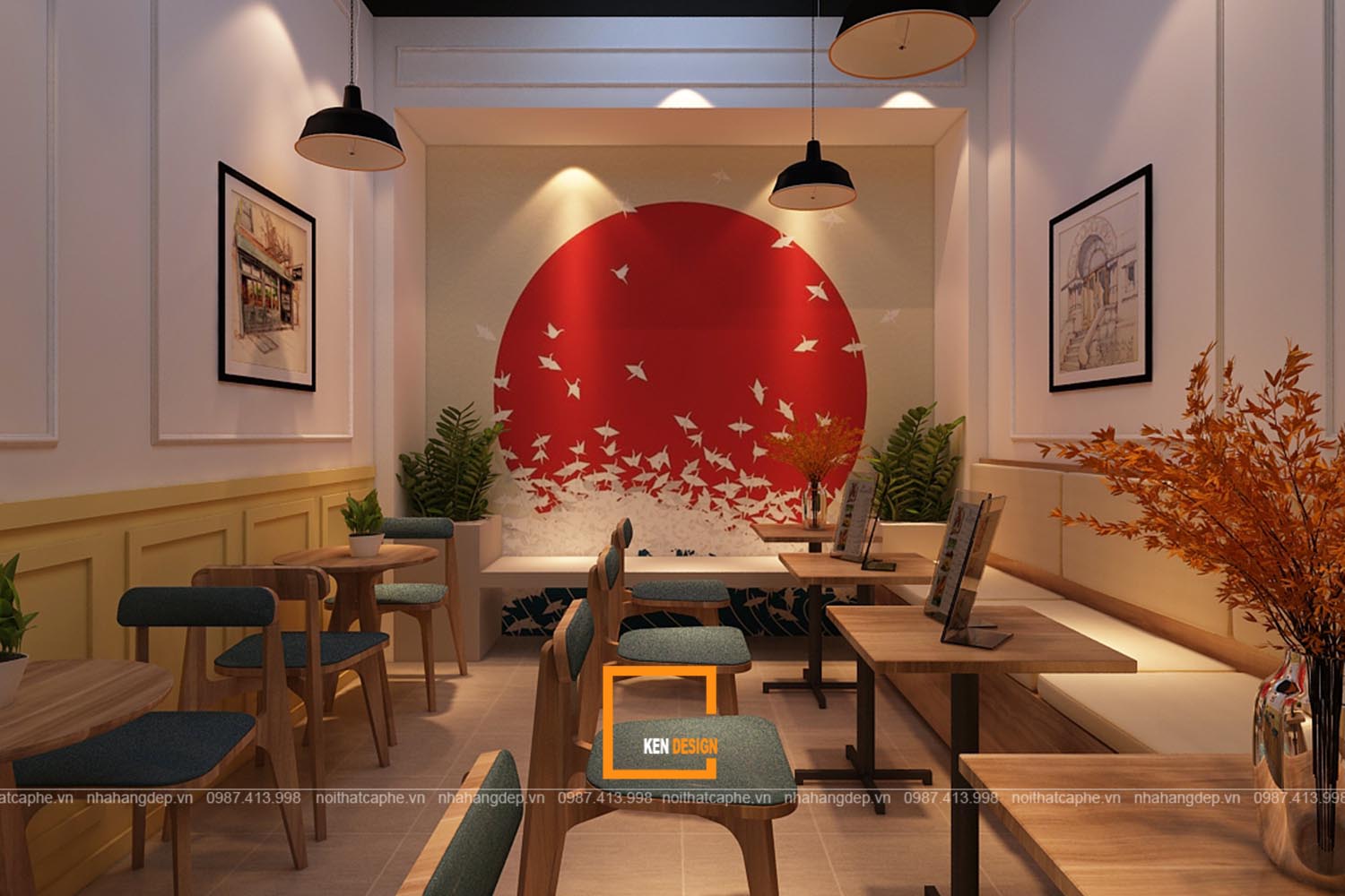 Thiết kế quán trà sữa Mizusawa